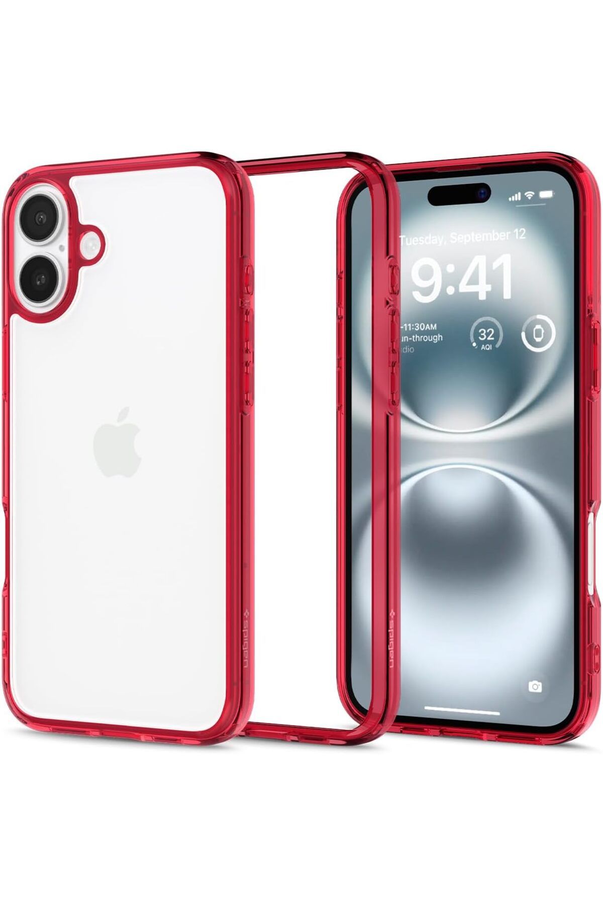 STOREMAX cmllashop iPhone 16 Kılıf Ultra Hybrid Red Crystal - ACS08203 542093