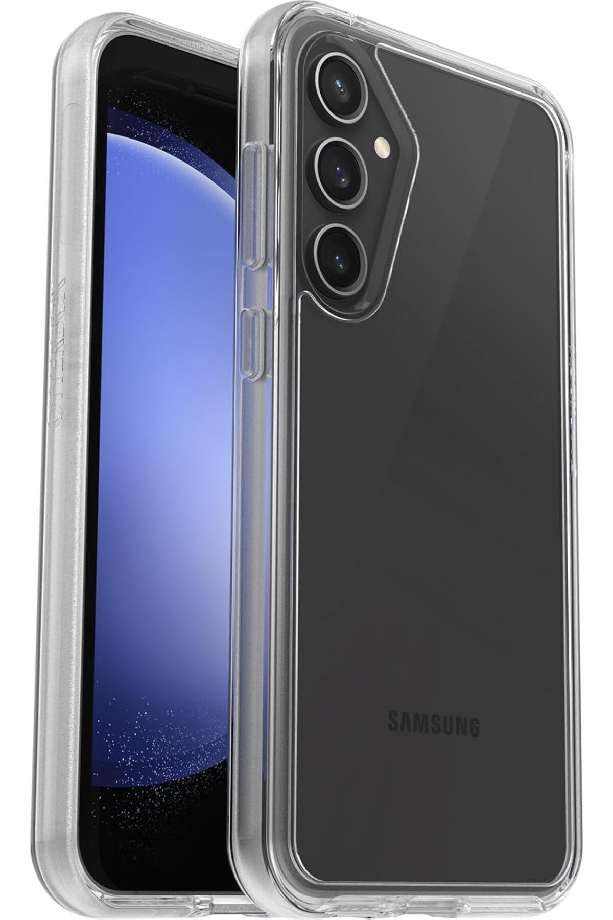 STOREMAX srhtDS Symmetry Clear Galaxy S23 FE için kılıf, darbeye dayanıklı, düşmeye karşı dayanıkl
