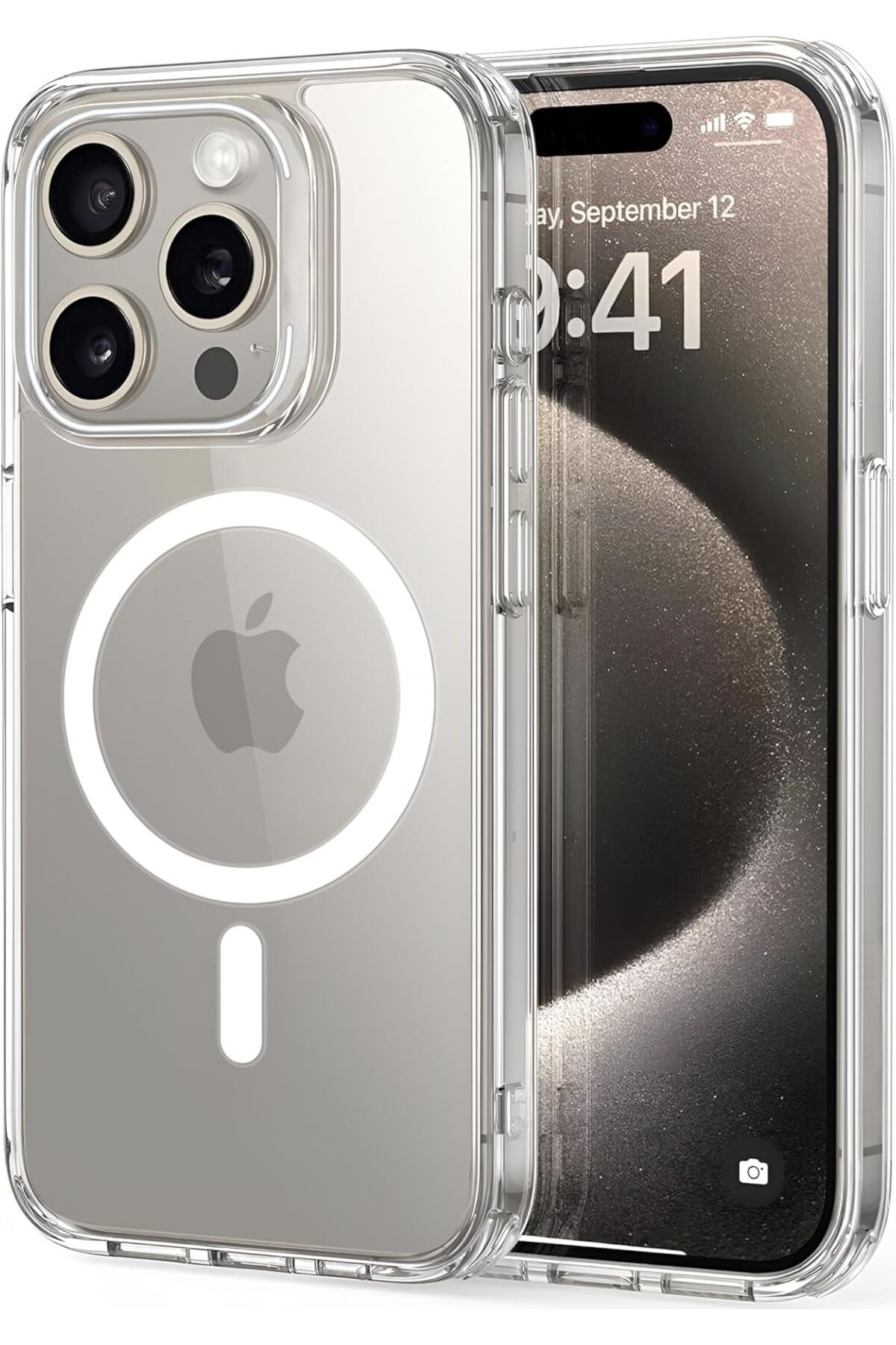 STOREMAX cmllashop iphone 15 Pro Max için Ultimate Serisi Magsafe ile uyumlu Kesinlikle Sararmayan Ultra Şe