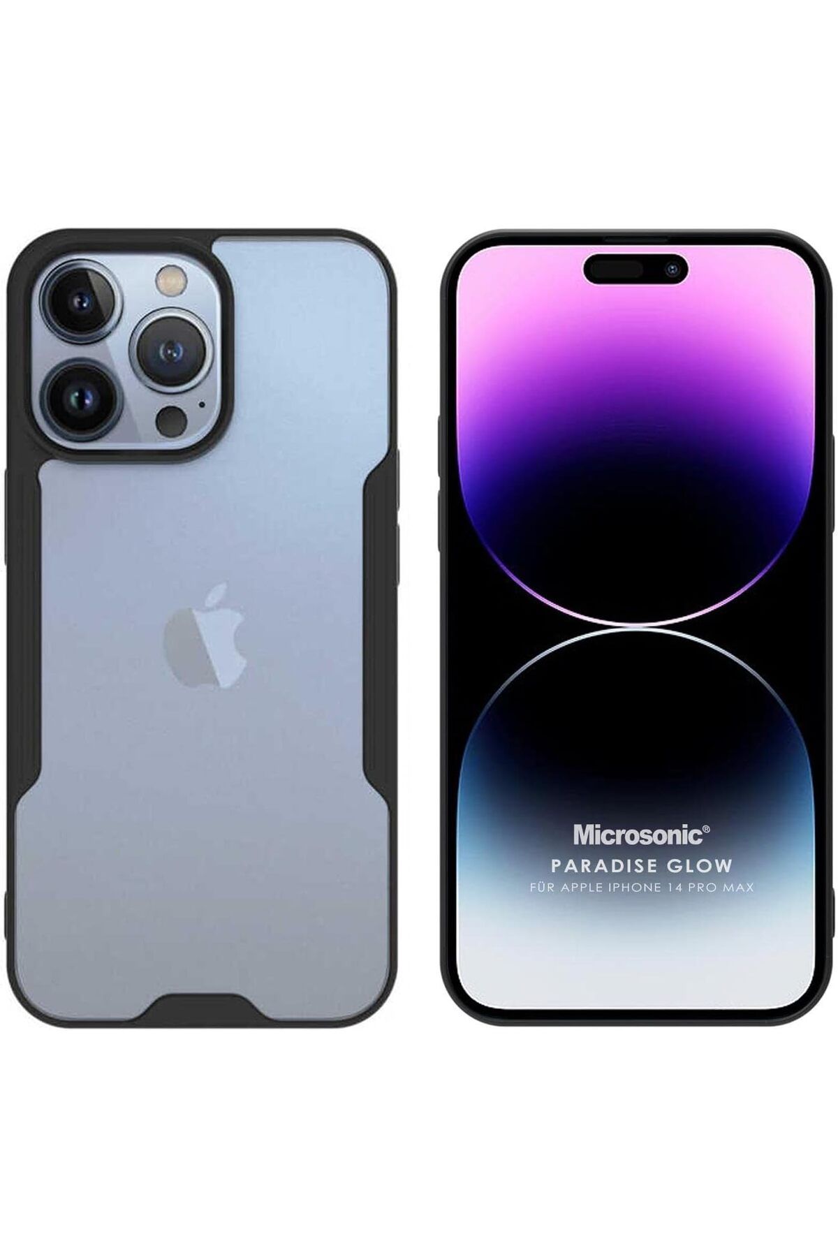 STOREMAX bystoreby iPhone 14 Pro Max için Kılıf Paradise Glow Siyah [iPhone 14 Pro Max ile Uyumlu Kılıf