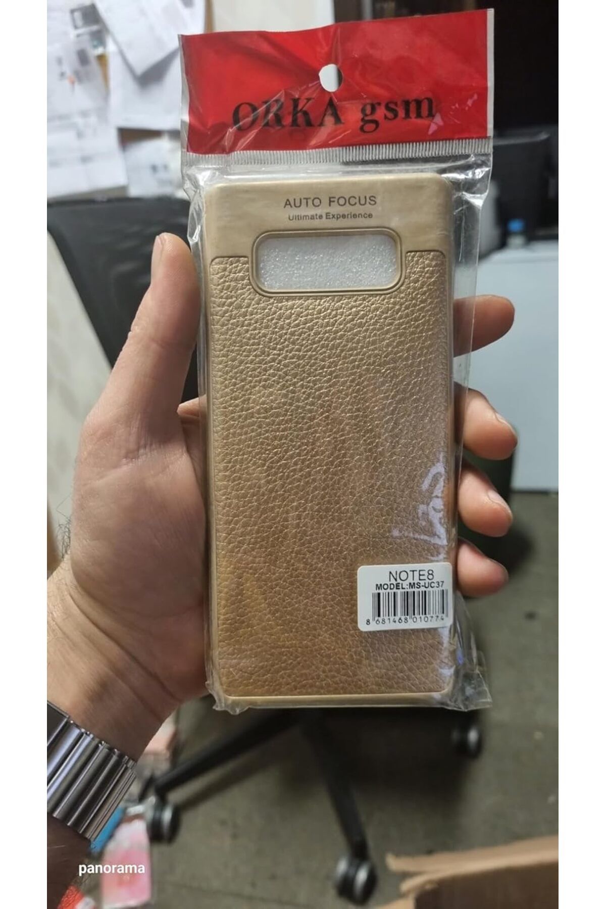 STOREMAX lbstorex note 8 auto focus deri görünümlü kılıf Newdsng 1116818