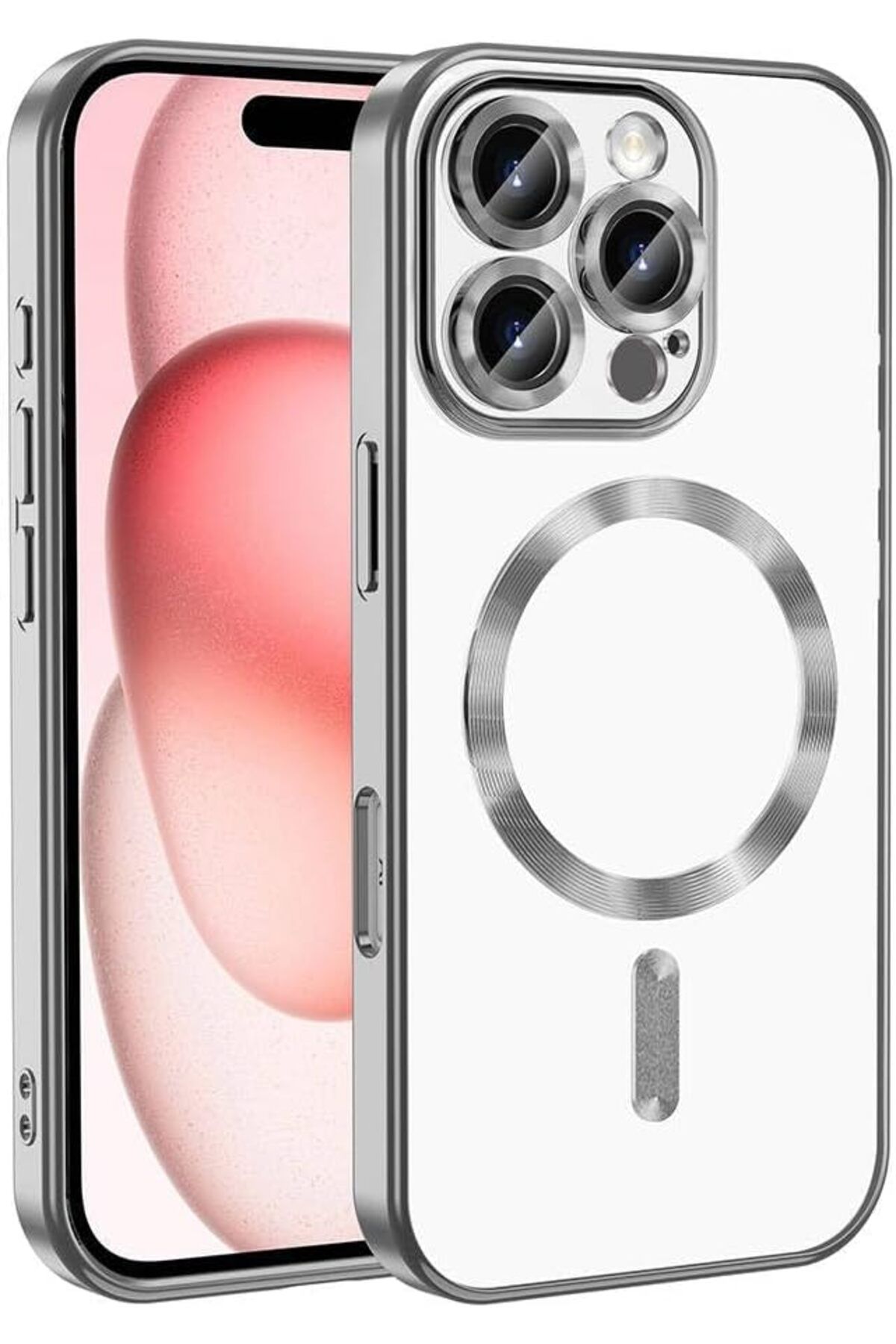 STOREMAX cmllashop İle Uyumlu iPhone 16 Pro Max Kılıf Kamera Korumalı Magsafe Wireless Şarj Özellikli Z