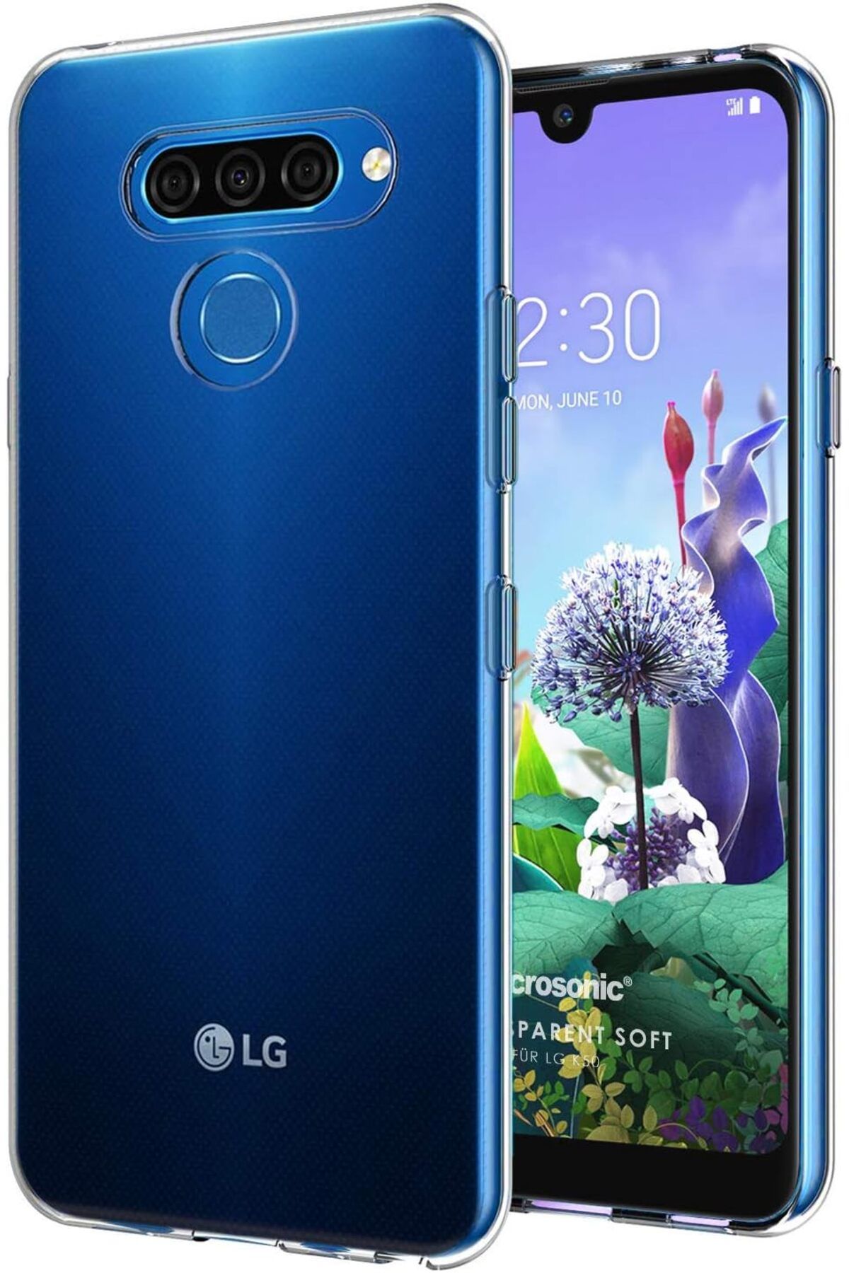 STOREMAX srhtDS LG K50 için Kılıf Transparent Soft Beyaz [K50 ile Uyumlu Kılıf - Şeffaf] Desing 266450