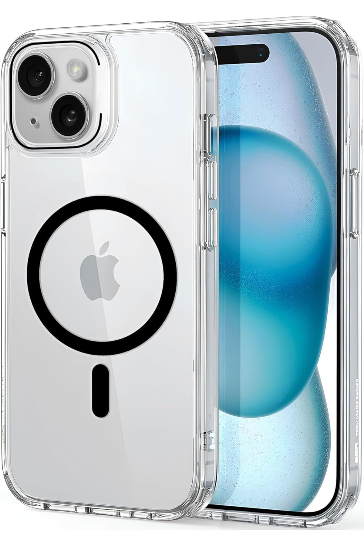 STOREMAX htpshopmx iphone 15 için Ultimate Serisi Magsafe ile uyumlu Kesinlikle Sararmayan Ultra Şeffaf Kri