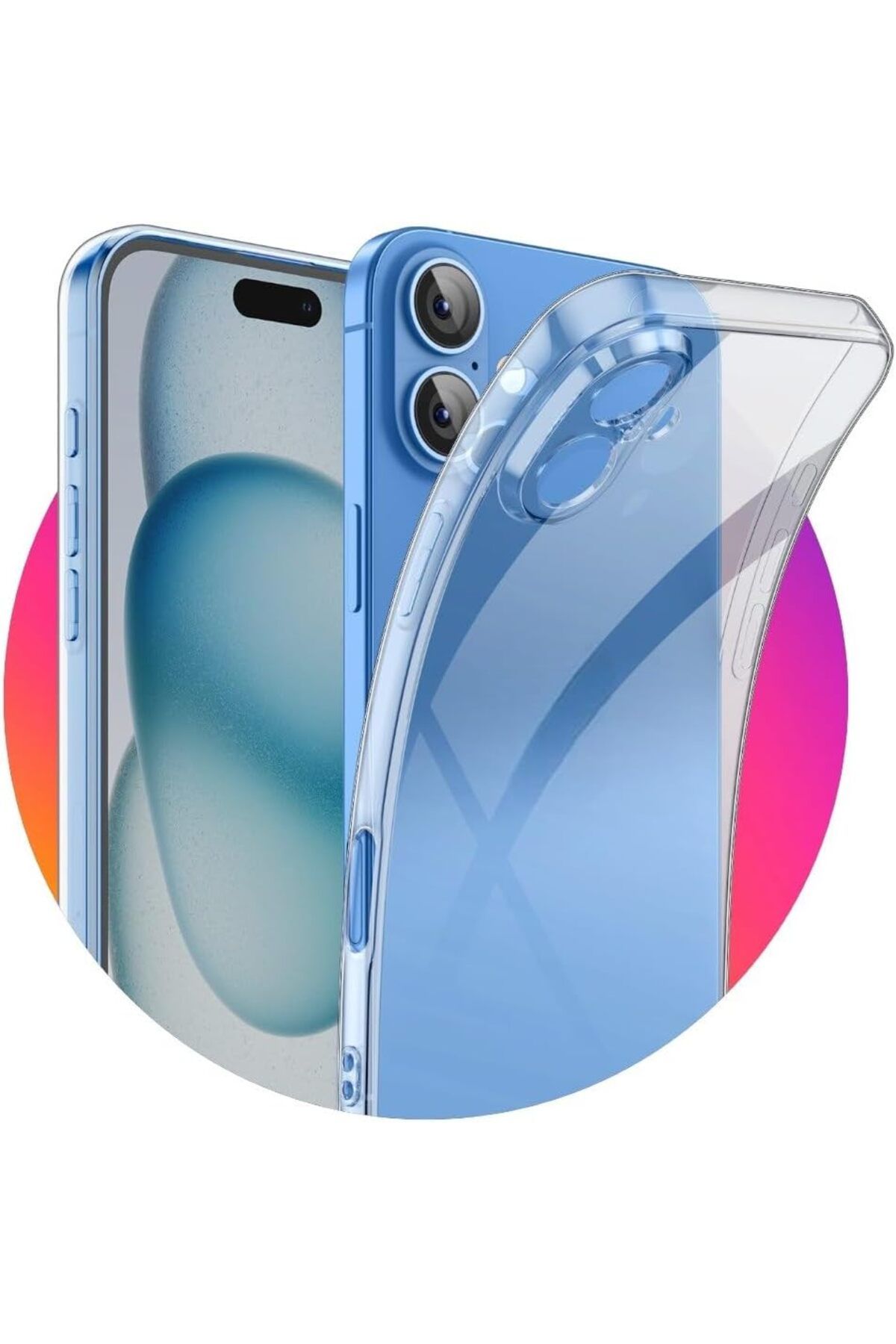 yenibagshop İphone 16 İle Uyulmu Şeffaf Kılıfı