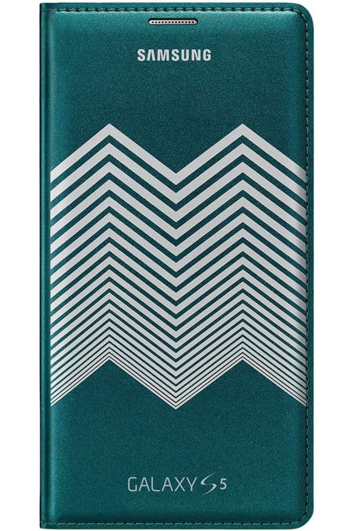 STOREMAX daiviolastore Flip Wallet Kirkwood Yeşil + Gümüş EF-WG900RKEGWW Galaxy S5 için DLStore 990396