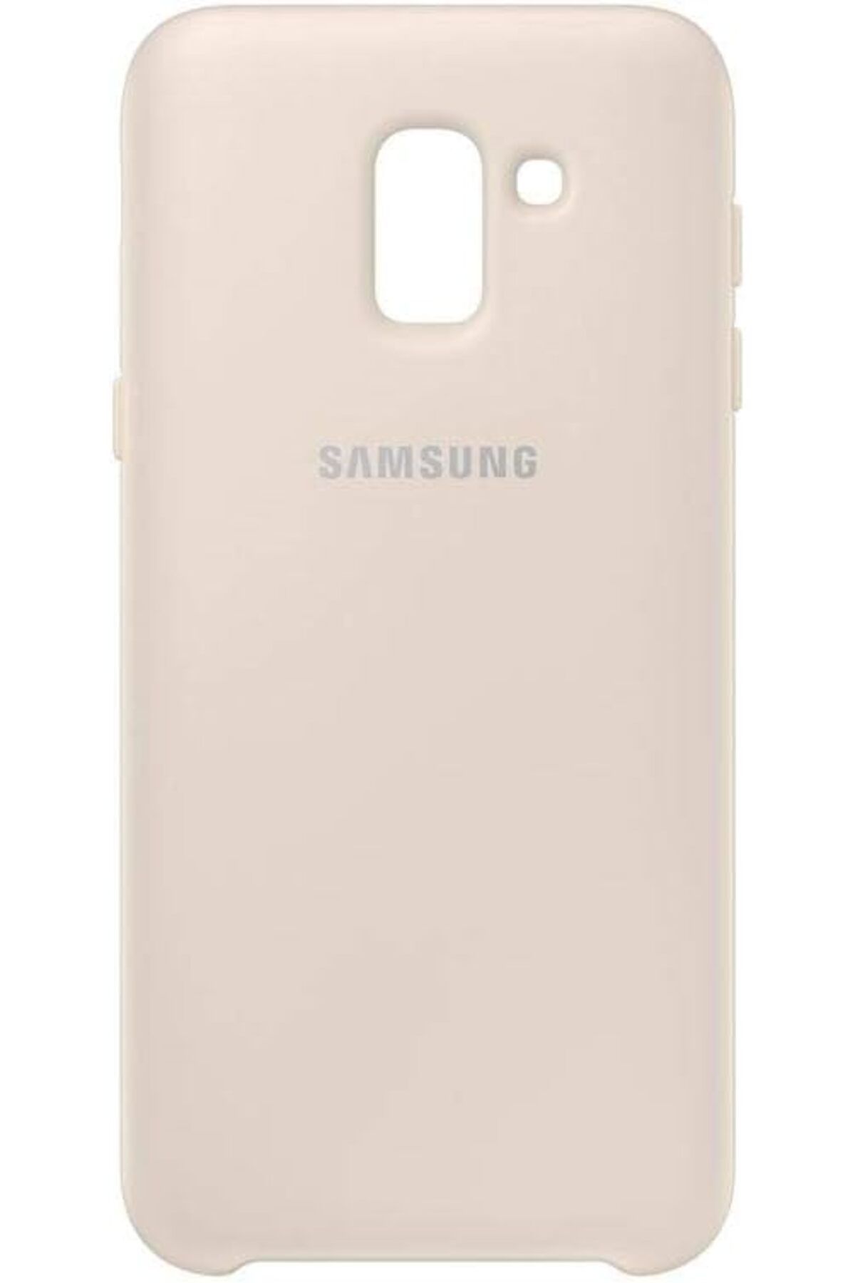 STOREMAX nffashopm Galaxy J6 2018 Çift Katmanlı Arka Kapak Kılıf Uyumlu, Altın storestarx 1051353