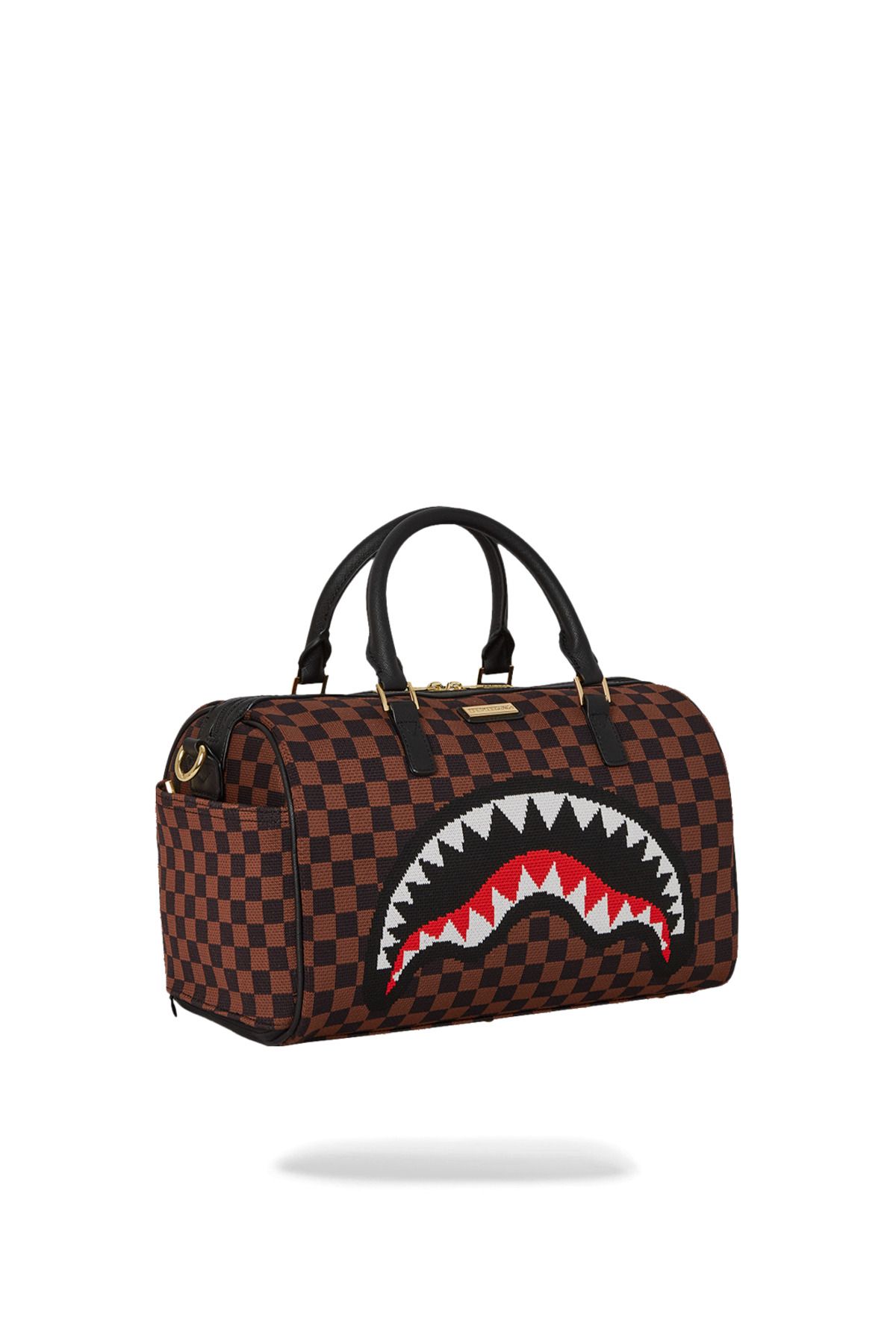 Sprayground Knit Sharks in Paris Mini Duffle Çanta Şık ve Kompakt Tasarım