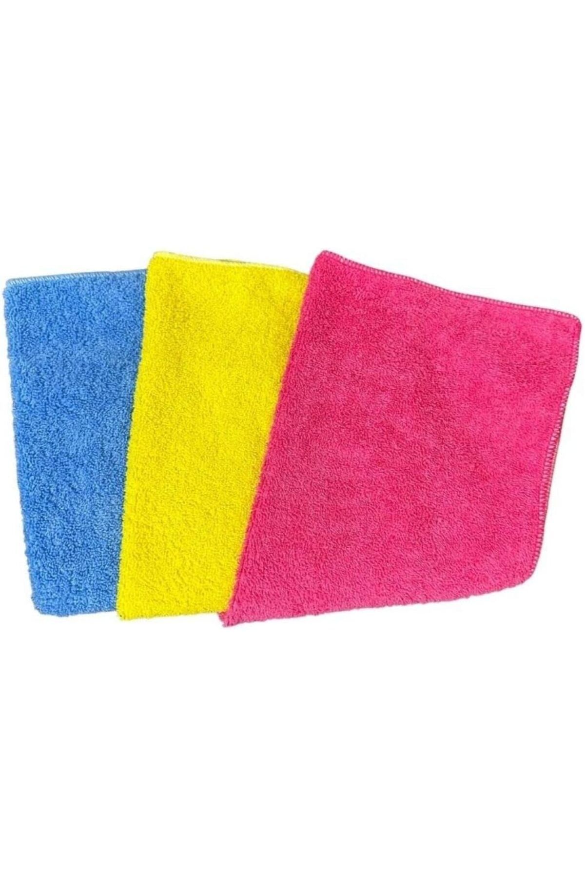 STOREMAX lbstorex Life 3'lü Paket Renkli Genel Temizlik Mutfak Bezleri (40x40 cm Mikrofiber Bez) Newdsng 111