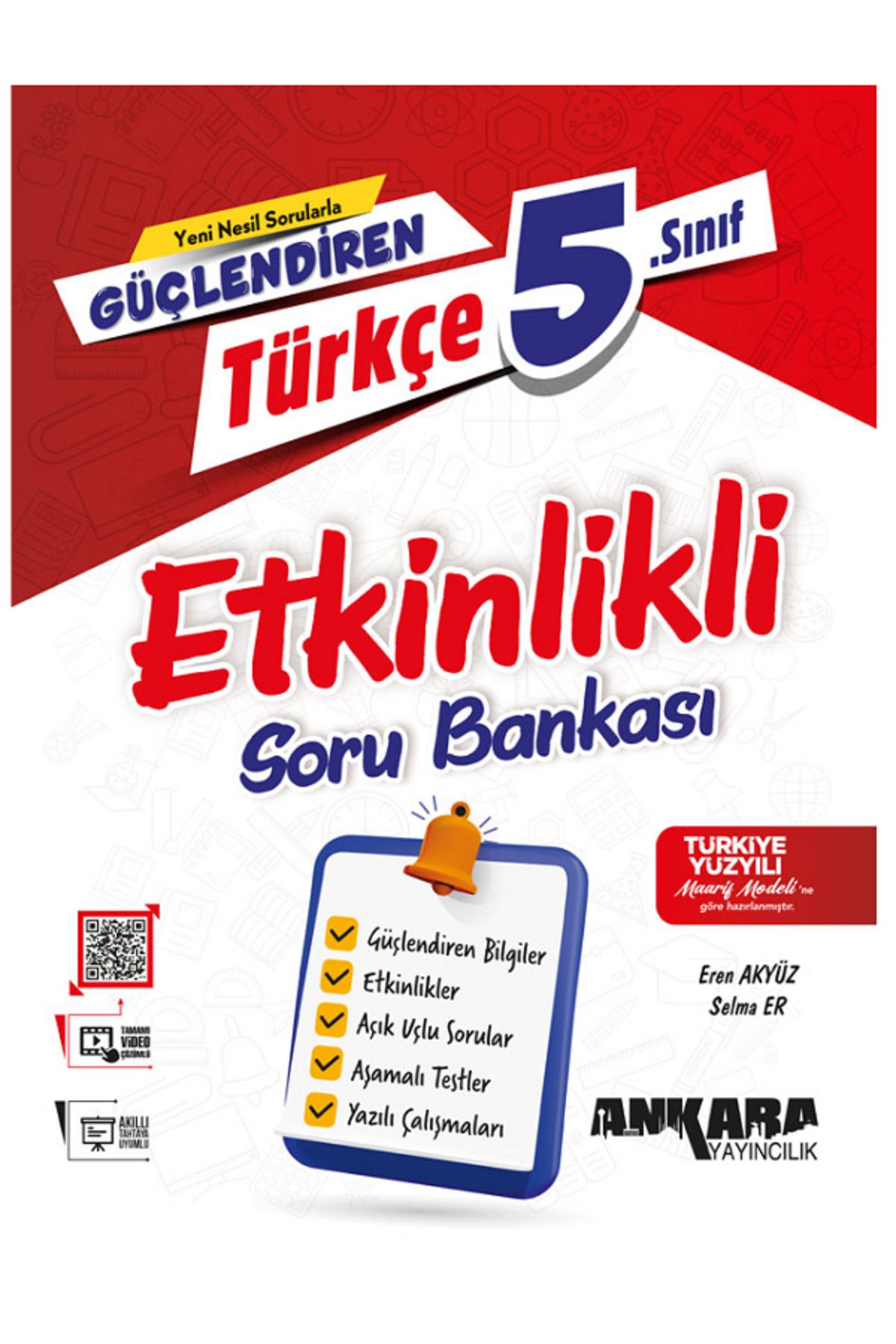 Günay Yayınları 5.Sınıf Ankara Güçlendiren TÜRKÇE Etkinlikli Soru Bankası / Maarif Modeli'ne Göre Hazırlanmıştır