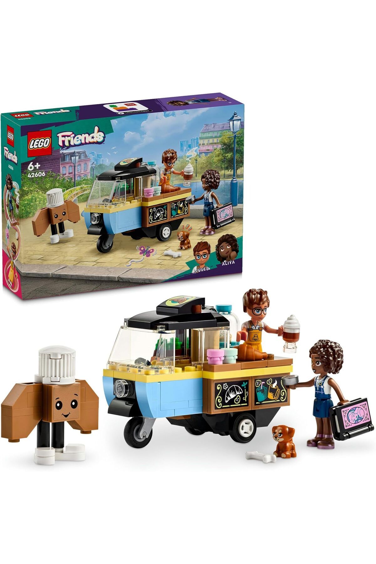 STOREMAX lvnmblya Friends Mobil Pastane 42606-6 Yaş ve Üzeri Çocuklar için Aliya Minifigürü İçeren Ya