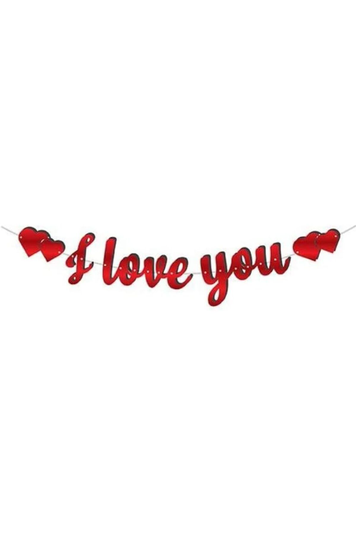 STOREMAX httphop Good Stuff - Sevgililer Günü - I Love You Banner 10 Parça 30 cm NewDesingshop 1092444