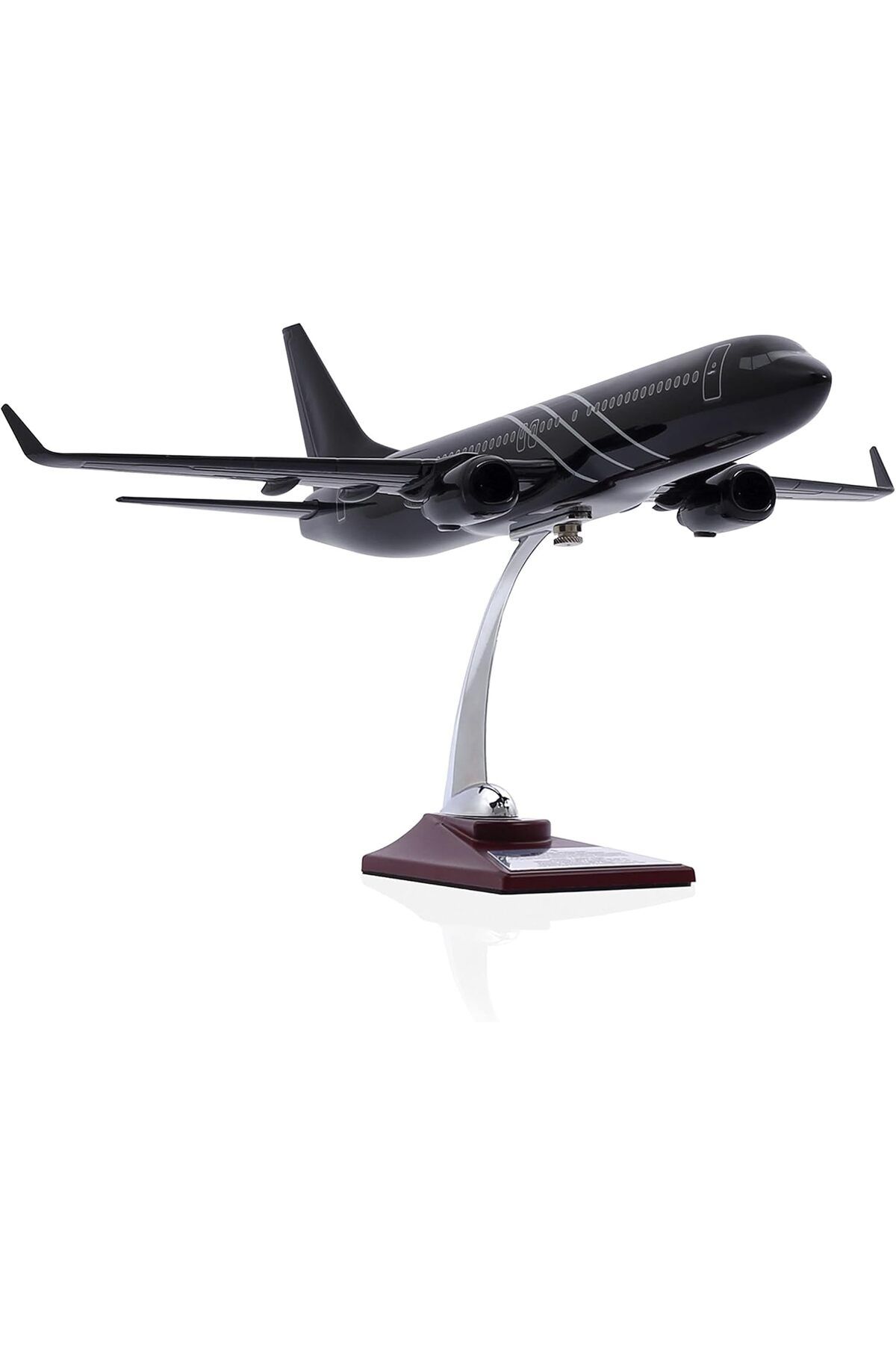 STOREMAX cmllashop Upp Zekupp Boeing 737-800 Model Uçak, Siyah Renkli Uçak Maketi, Uçmayı Sevenler İçin