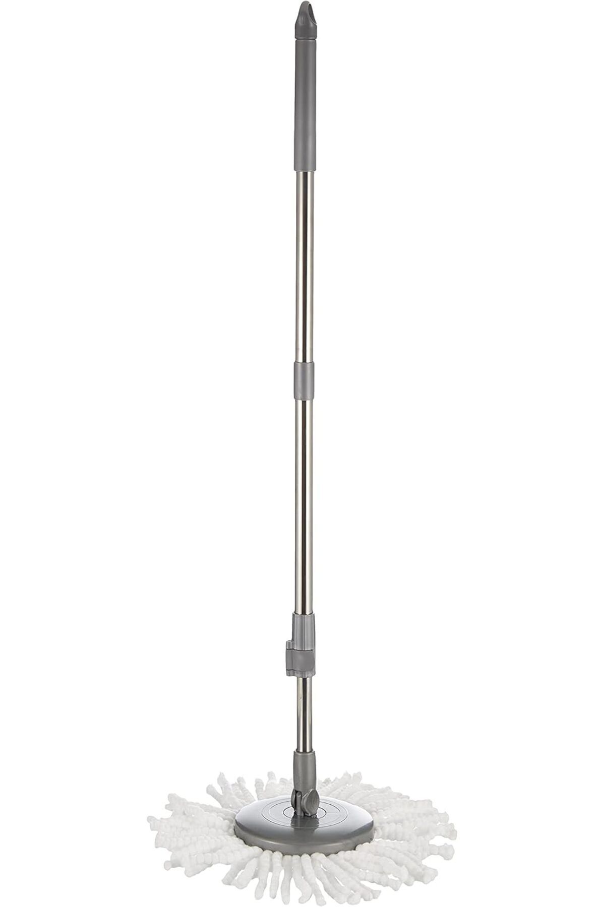 STOREMAX nffashopm 8683200801848 Döner Başlıklı Uzayabilen Saplı Püsküllü Mop, Çok Renkli, Medium st