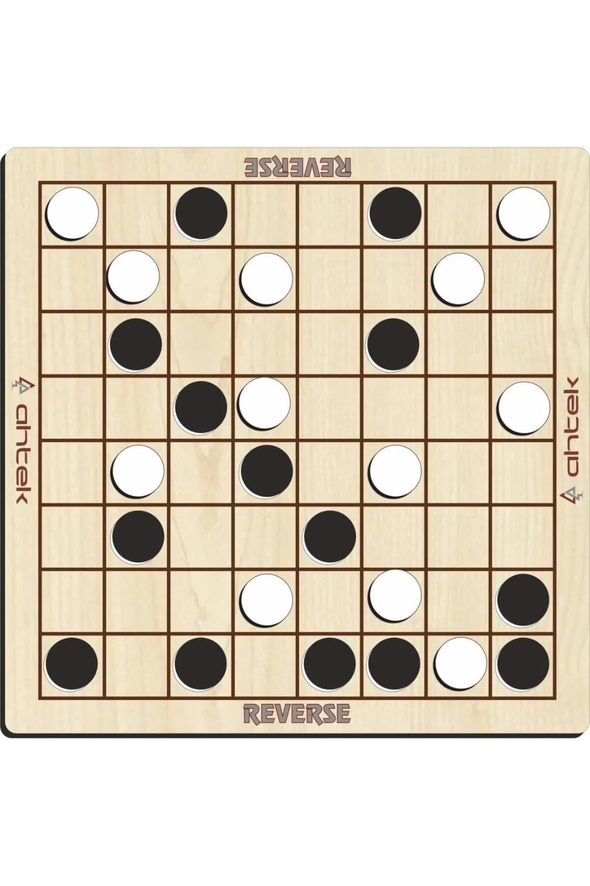 STOREMAX nffashopm Ahşap Reverse Zeka Ve Strateji Oyunu, Reversi eticset318 storestarx 1051353