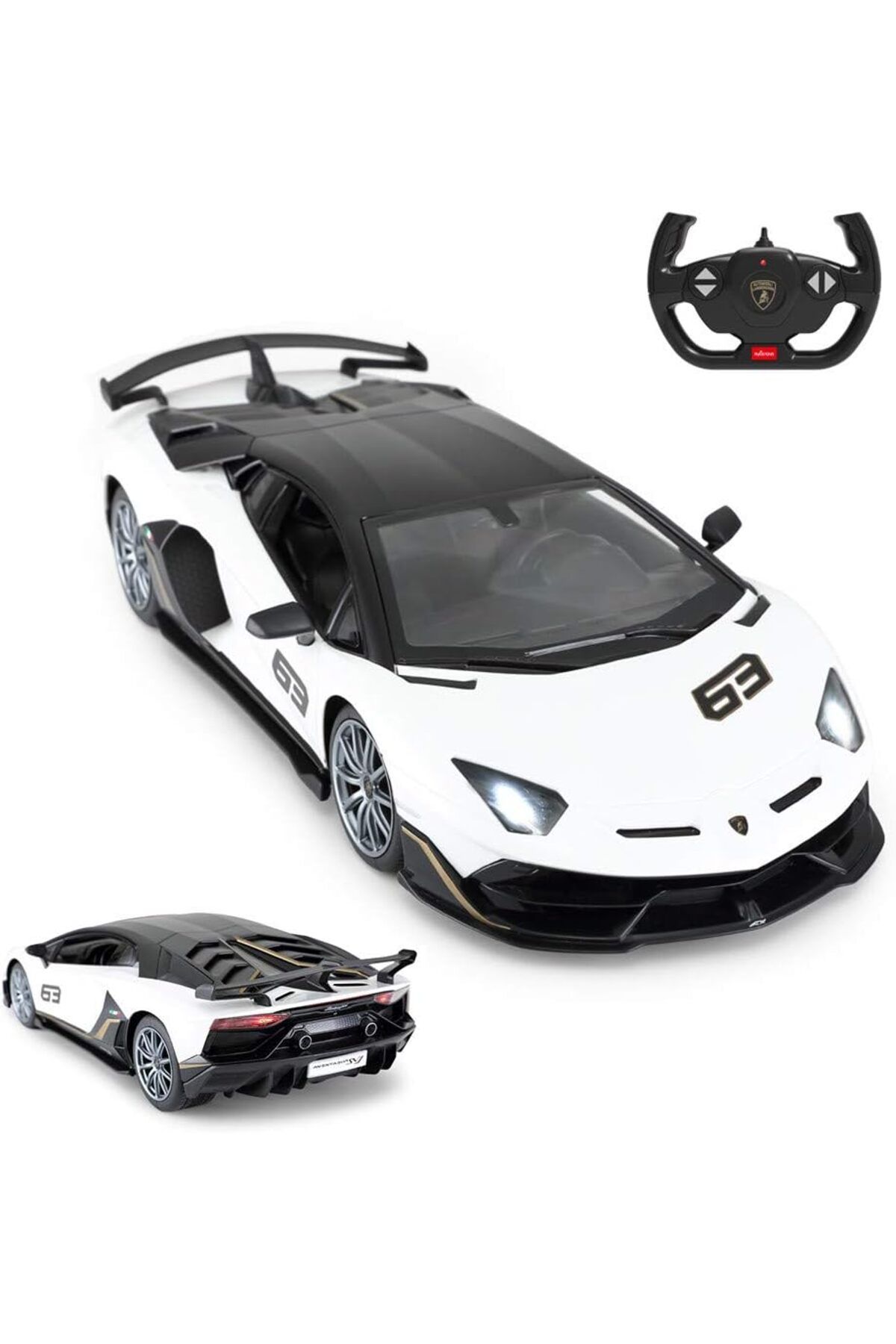 STOREMAX bystoreby 1:14 Uzaktan Kumandalı Araba Lamborghini ntador SVJ Işıklı Araba 34 Cm NewDesing 64626