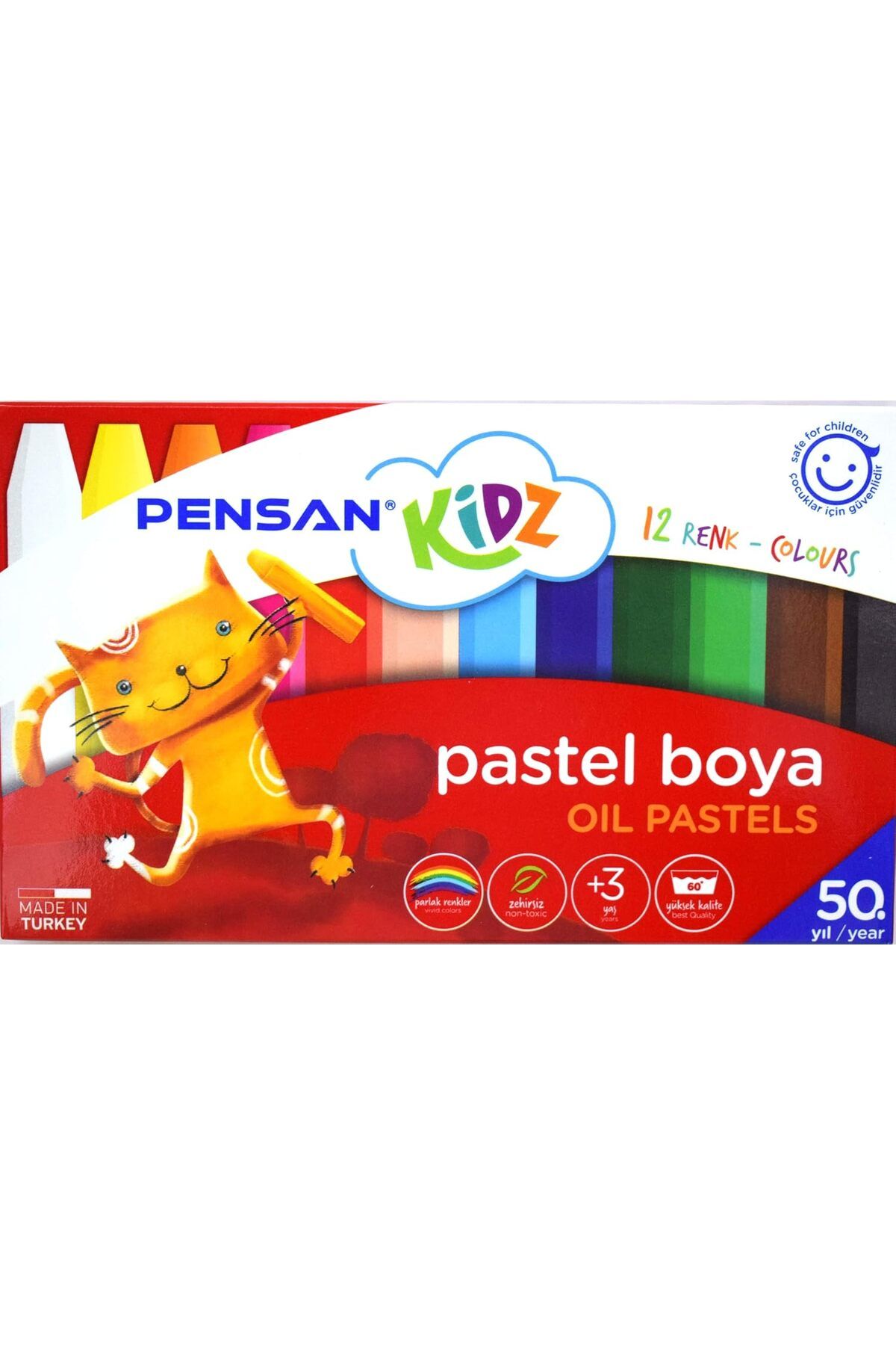 STOREMAX Erhnshp Kidz Pastel Boya 12 Renk - PE98060PB12R rnbuyshop 995340