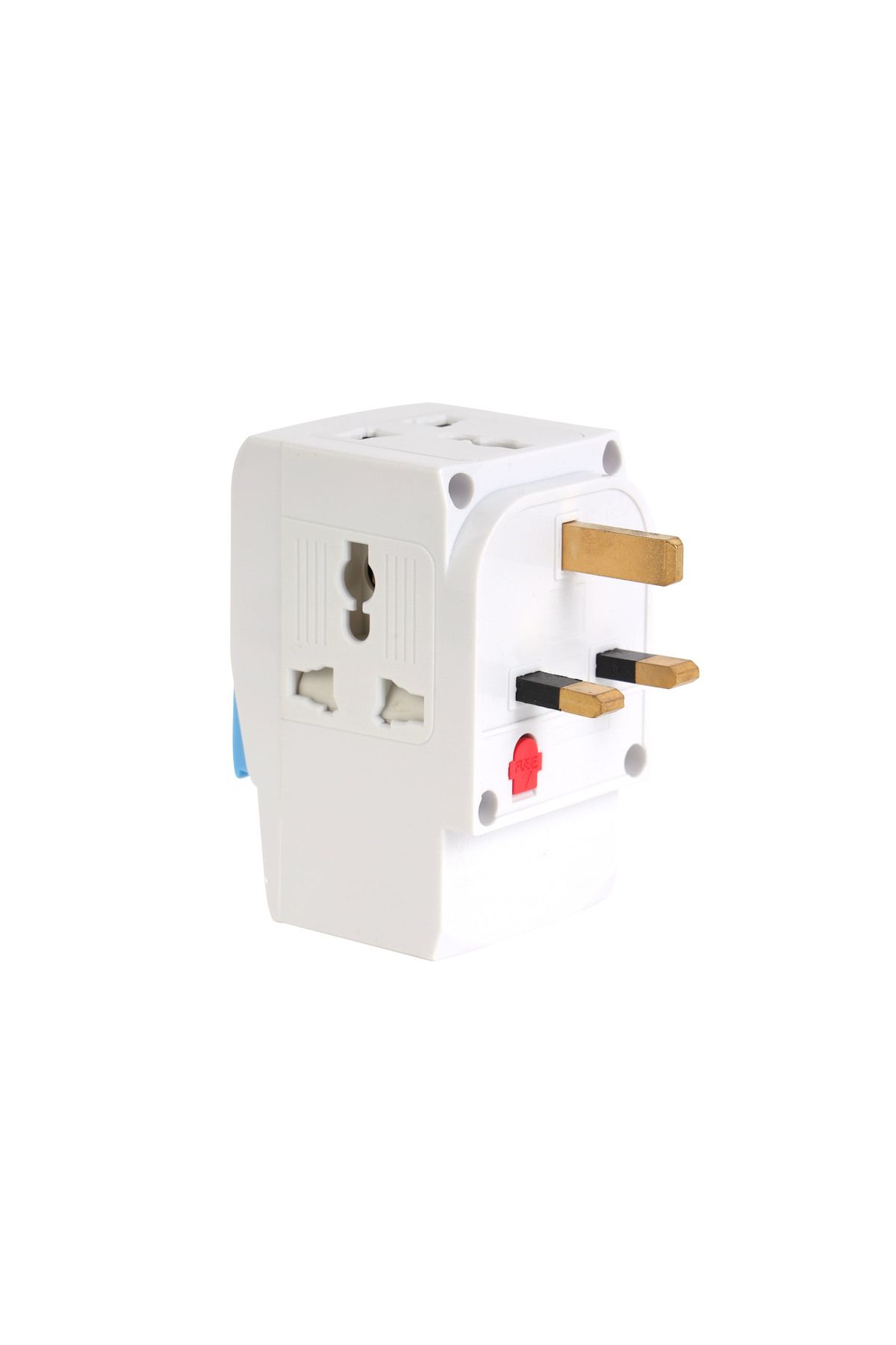 Olsenmark-3-Way Multi Adaptor- OMES1890/ Global Compatibility, 3-Way Socket 4