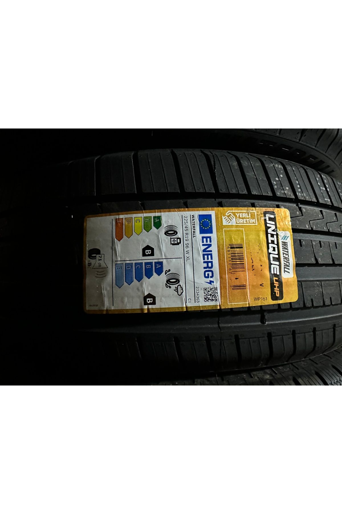 waterfall 225/45R19 96W UNİQUE UHP WATERFALL 2024 (45/24) ÜRETİM