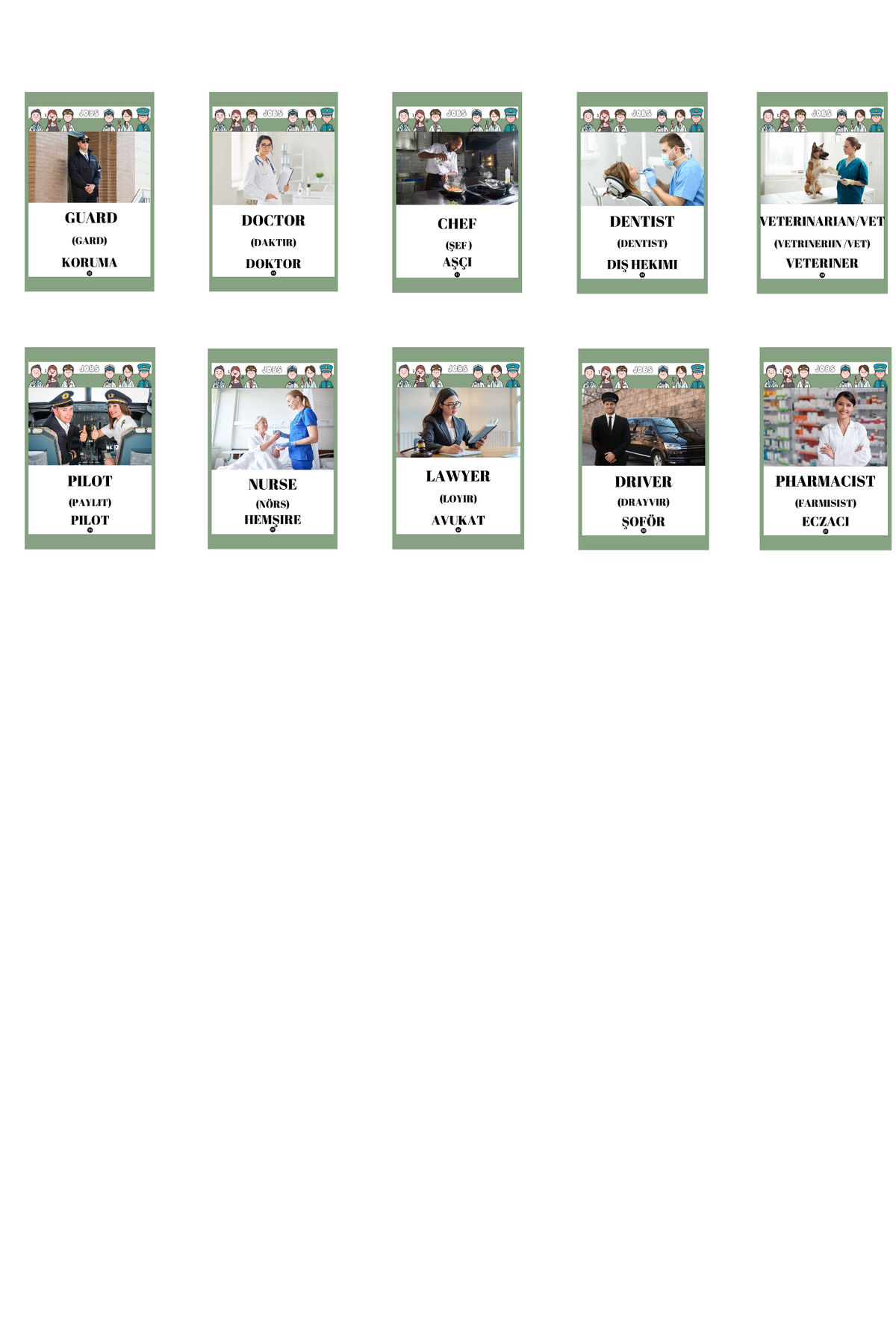 Baby İNGİLİZCE EĞİTİM FLASH KARTLARI - BLOK 2 fotoğrafı 2 (önizleme)