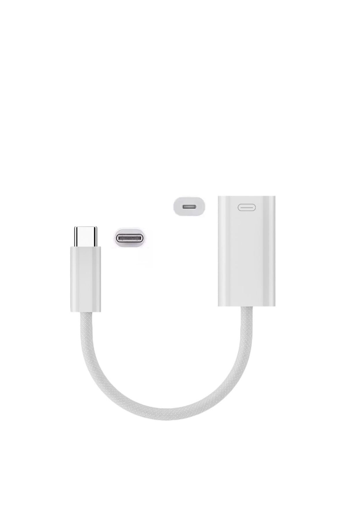 LivX 45W Type C to Lightning Kulaklık Dönüştürücü Hızlı Şarj iPhone iPad  Müzik Dinleme Arama