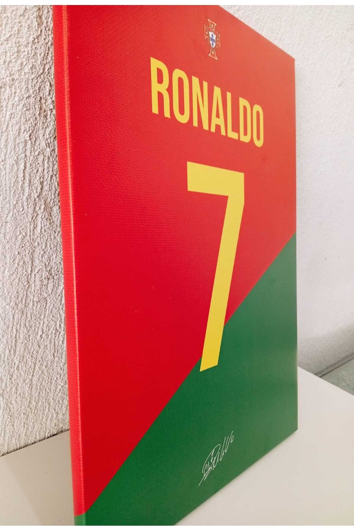 Erdizayn 30x42 cm Ronaldo Forma Tasarımlı Dekoratif Kanvas Tablo