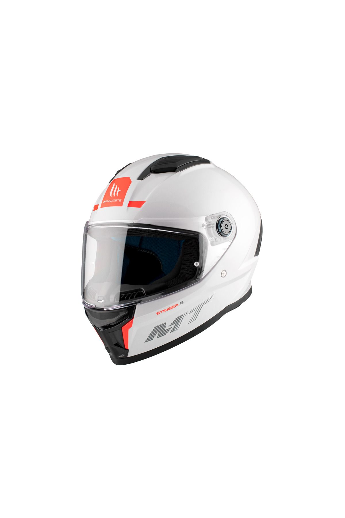 MT HELMET STINGER 2 SOLİD A12 GLOSS GREY KASK ( FULLFACE )