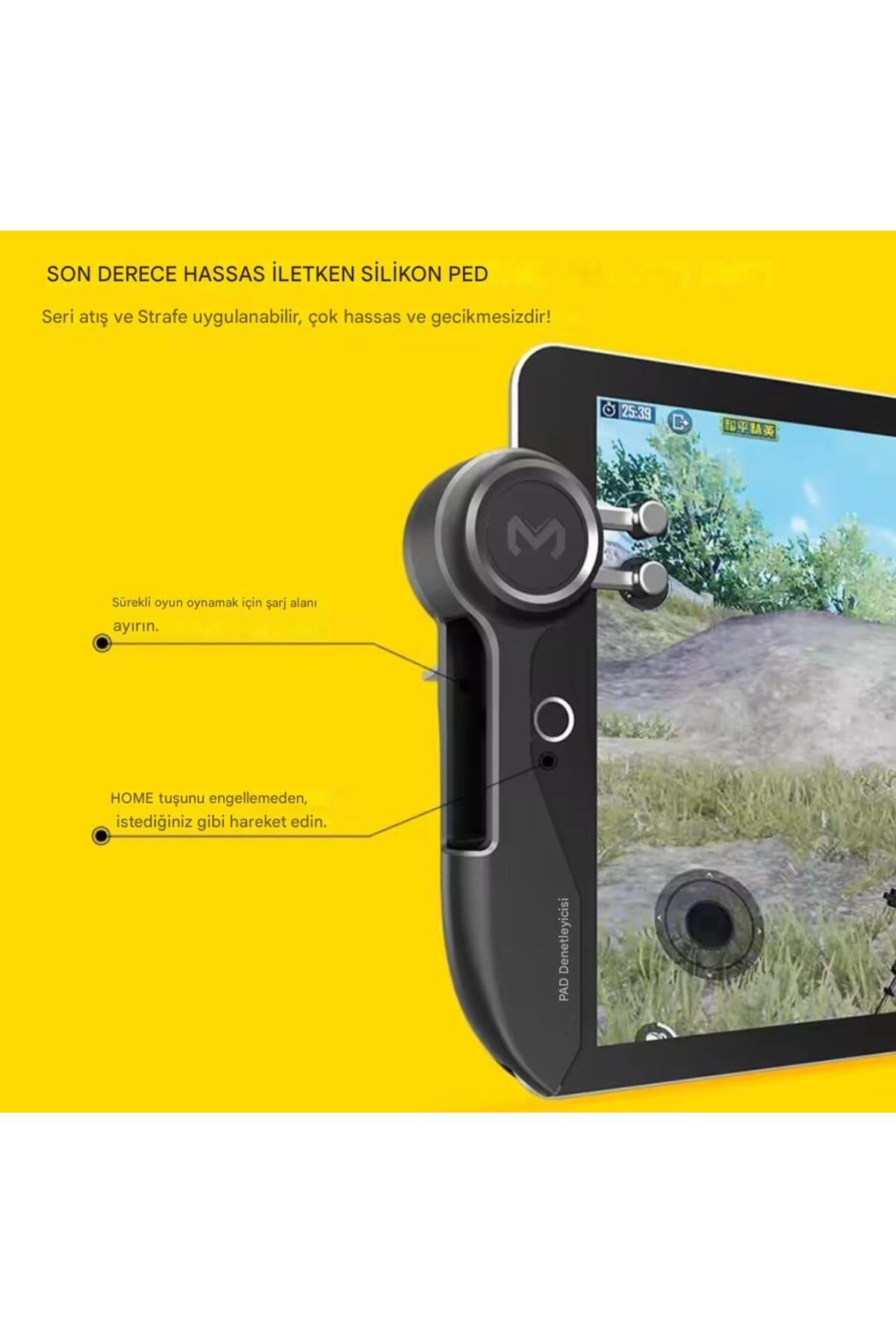 Asfal-6 Finger Pubg Game Console Compatible with All Tablets Pubg Trigger Mobile Joystick for iPad Tablet 6