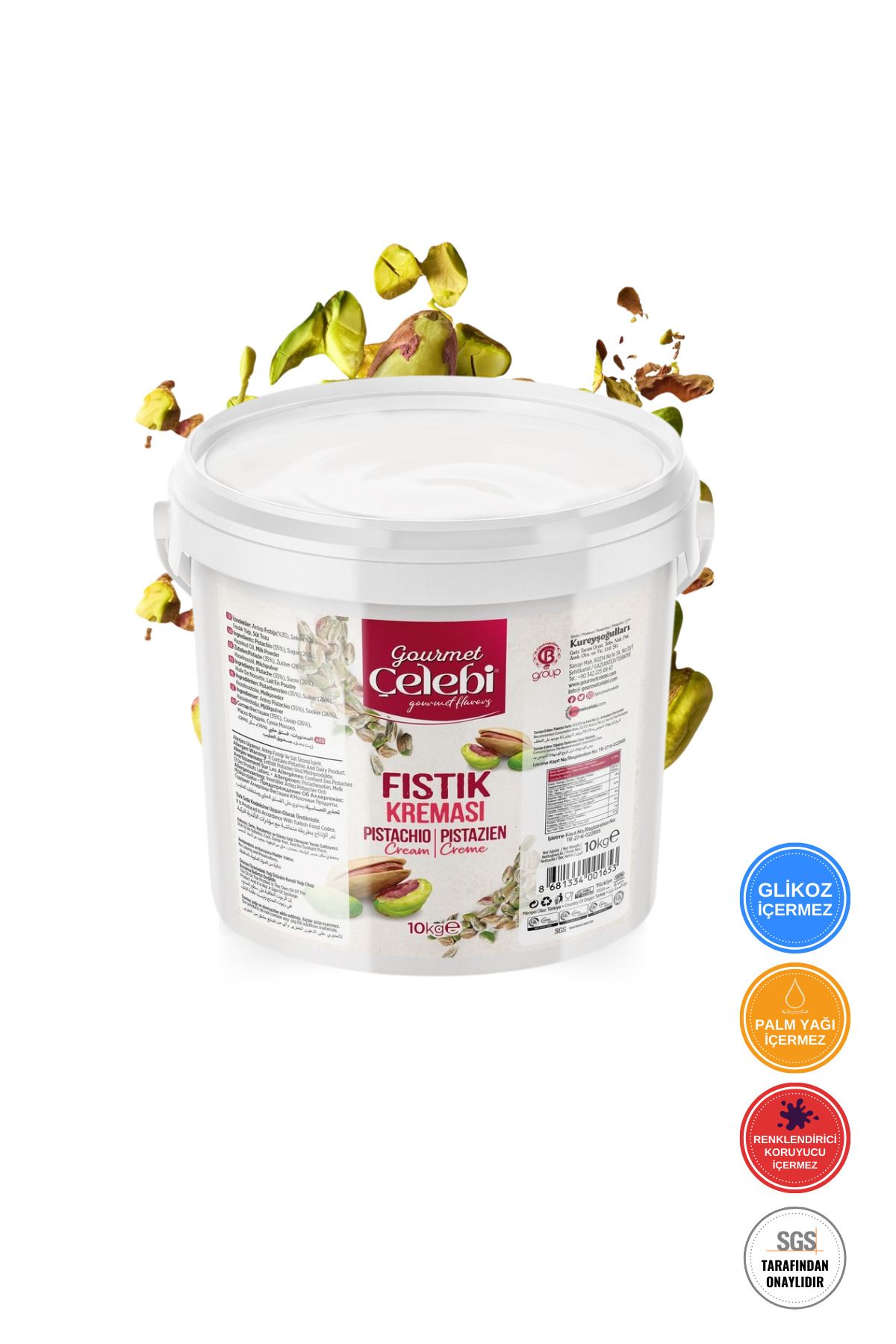 gourmet çelebi Fıstık Kreması 10 kg