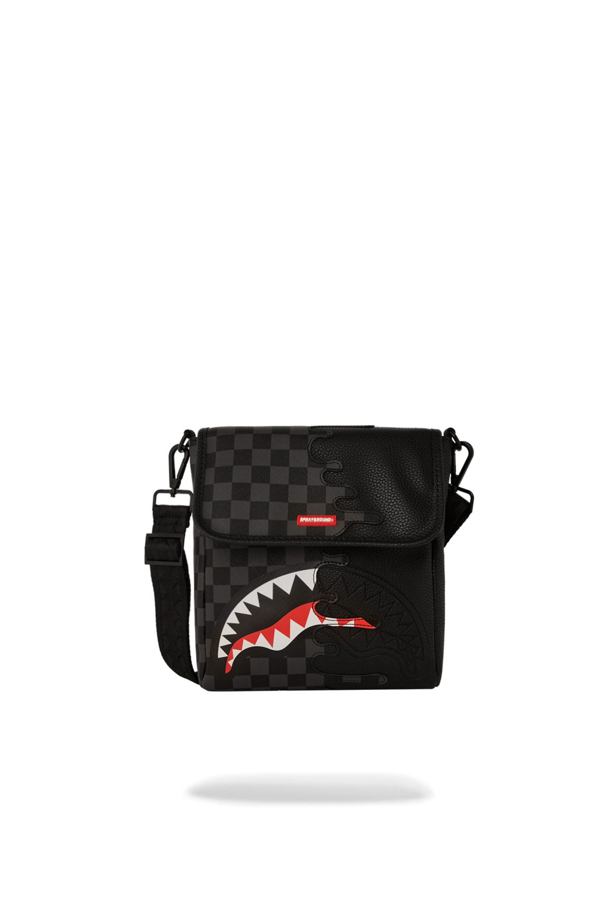 Sprayground Unfinished Shark Messenger Sling Çanta Şık ve Kullanışlı Omuz Çantası