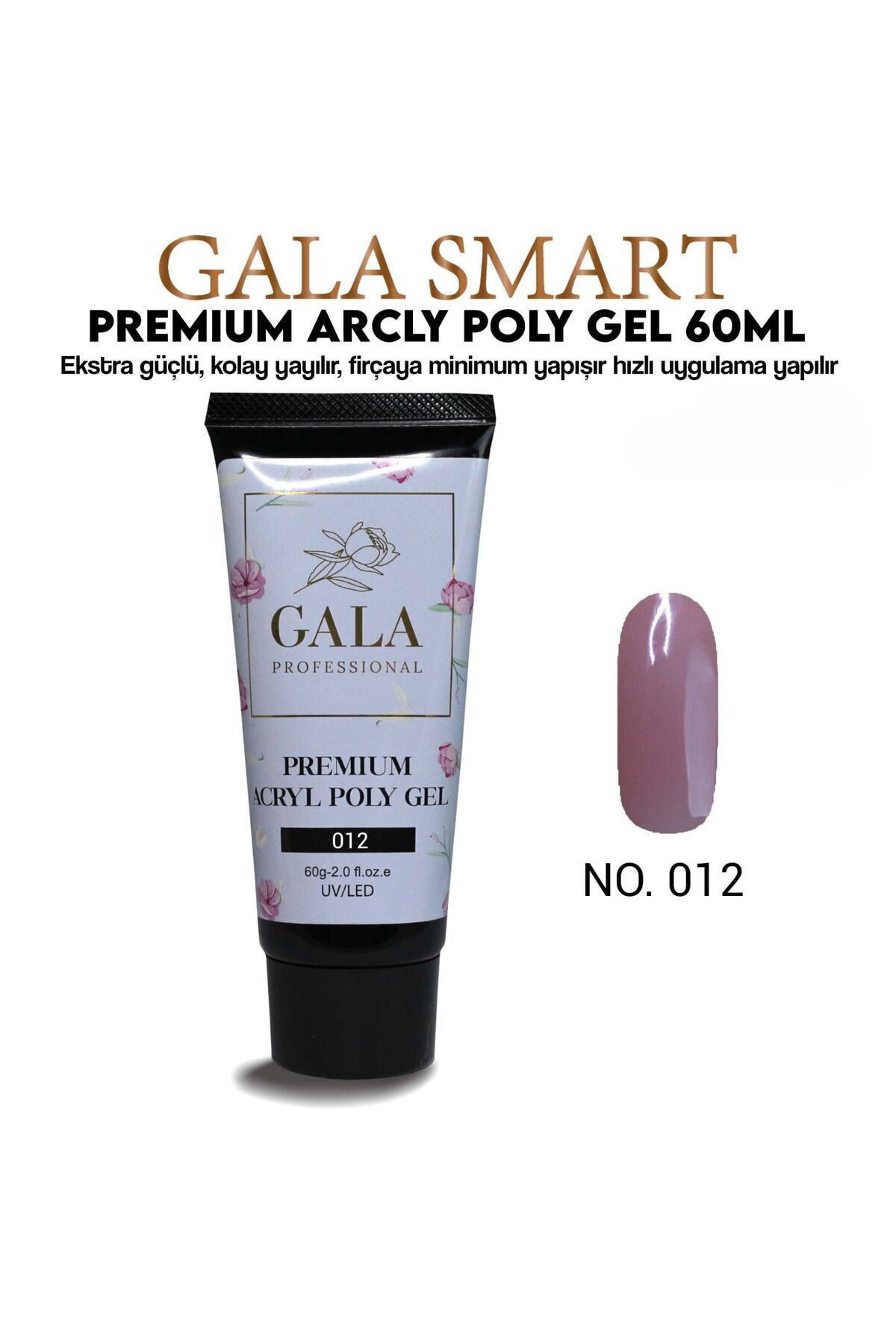 gala smart Premium Akrilik Poly Jel 60ml No.12