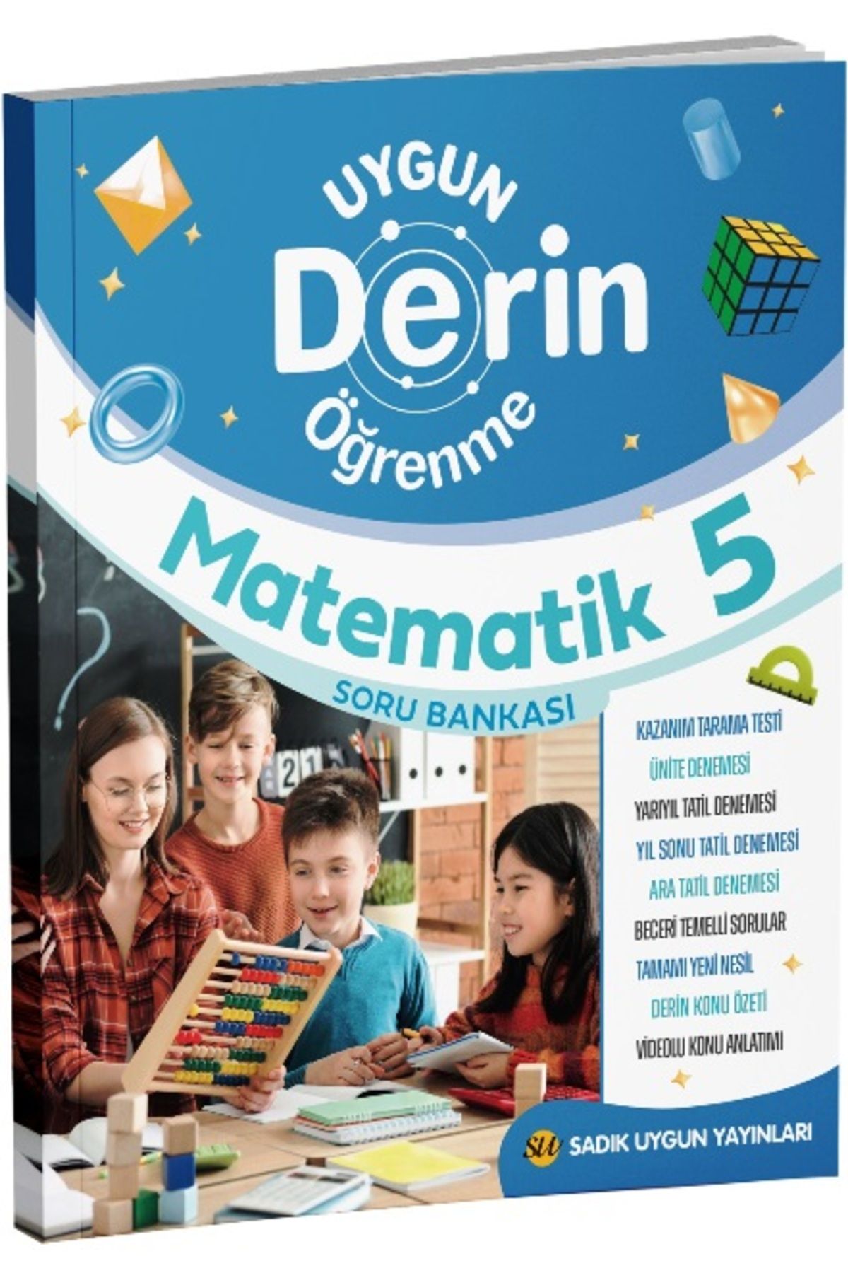 Sadık Uygun Yayınları 5. Sınıf Matematik Derin Öğrenme Soru Bankası