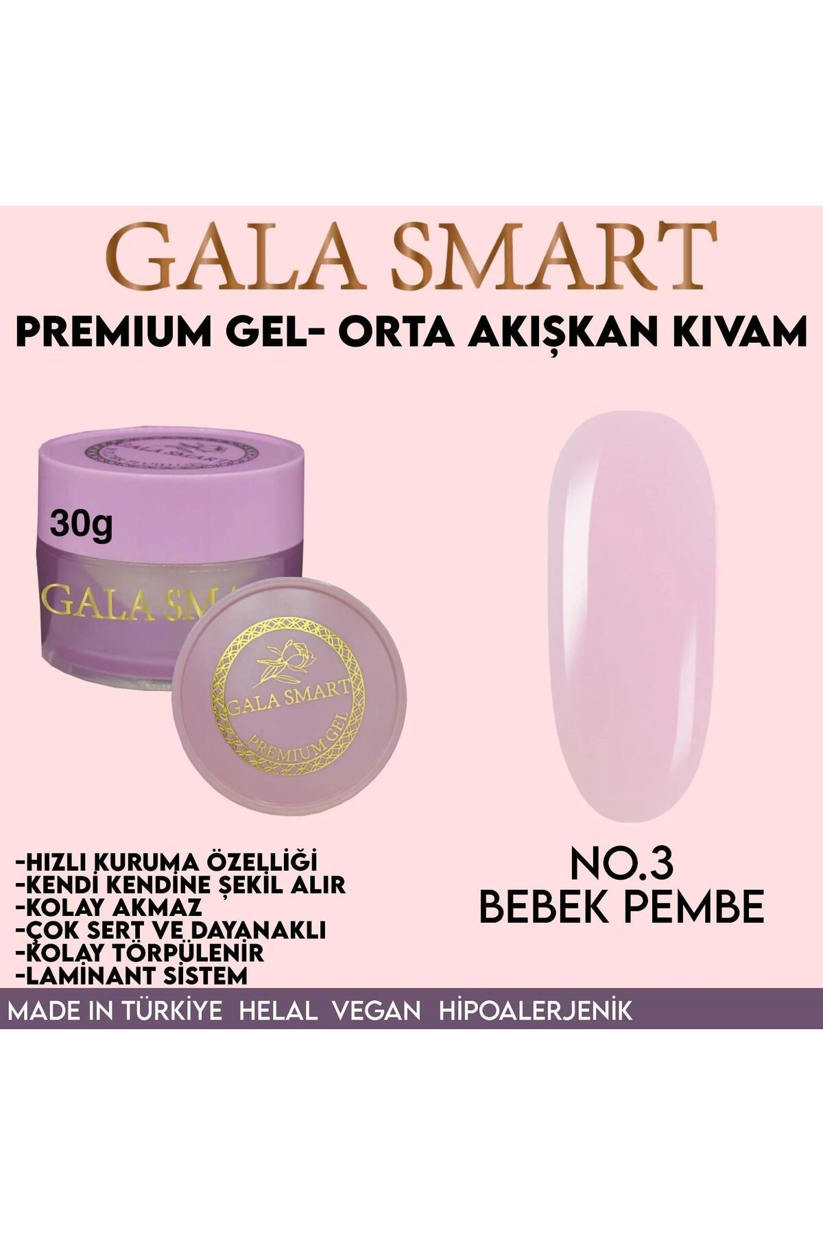 gala smart Premium Orta Akışkan Kıvam Jel 30gr No.03