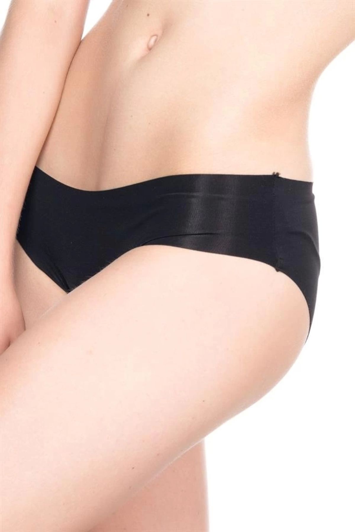 fevien Siyah 2818 Slip Külot Lazer Korse