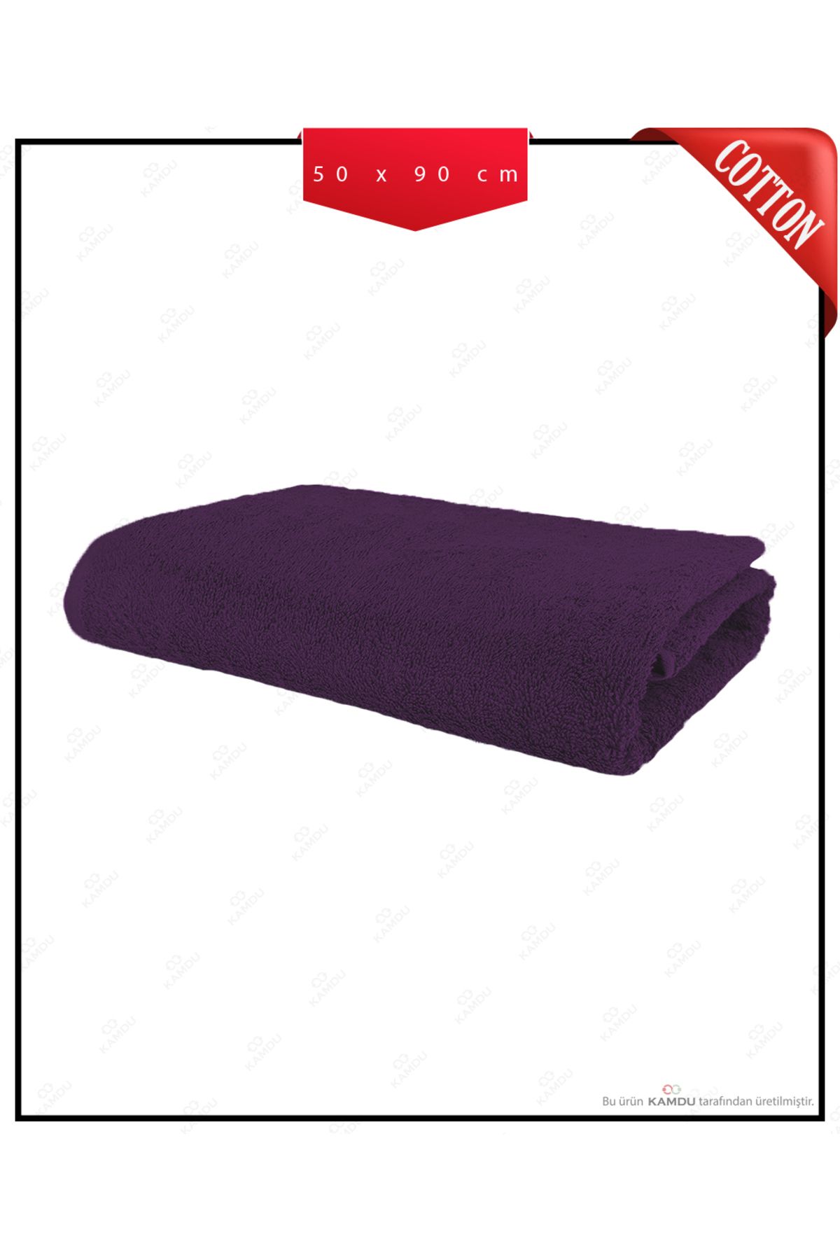 Kamdu 1 Adet 50 x 90 cm Pamuklu Berber Havlusu, Kuaför Havlusu, Spor Havlusu, Fitness Havlusu