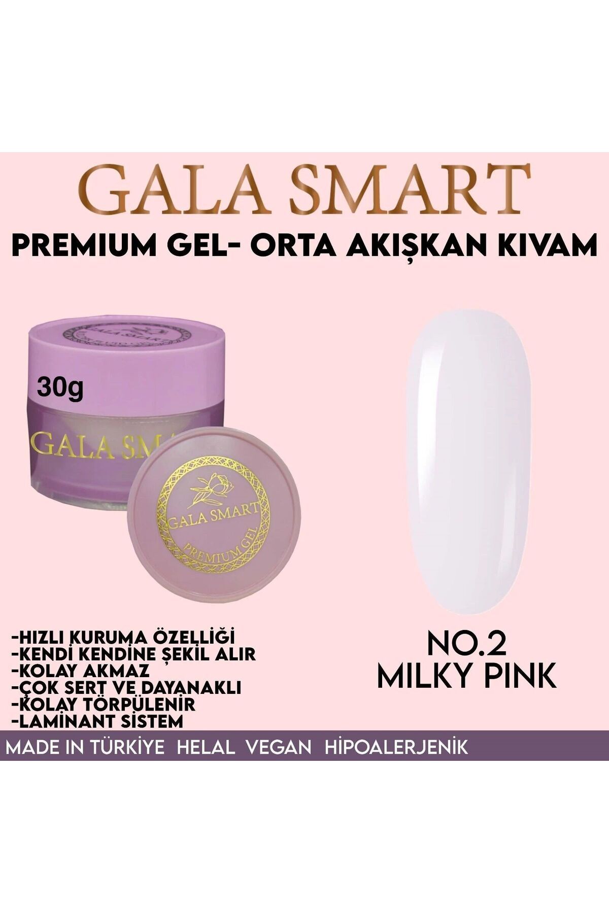 gala smart Premium Orta Akışkan Kıvam Jel 30gr No.02