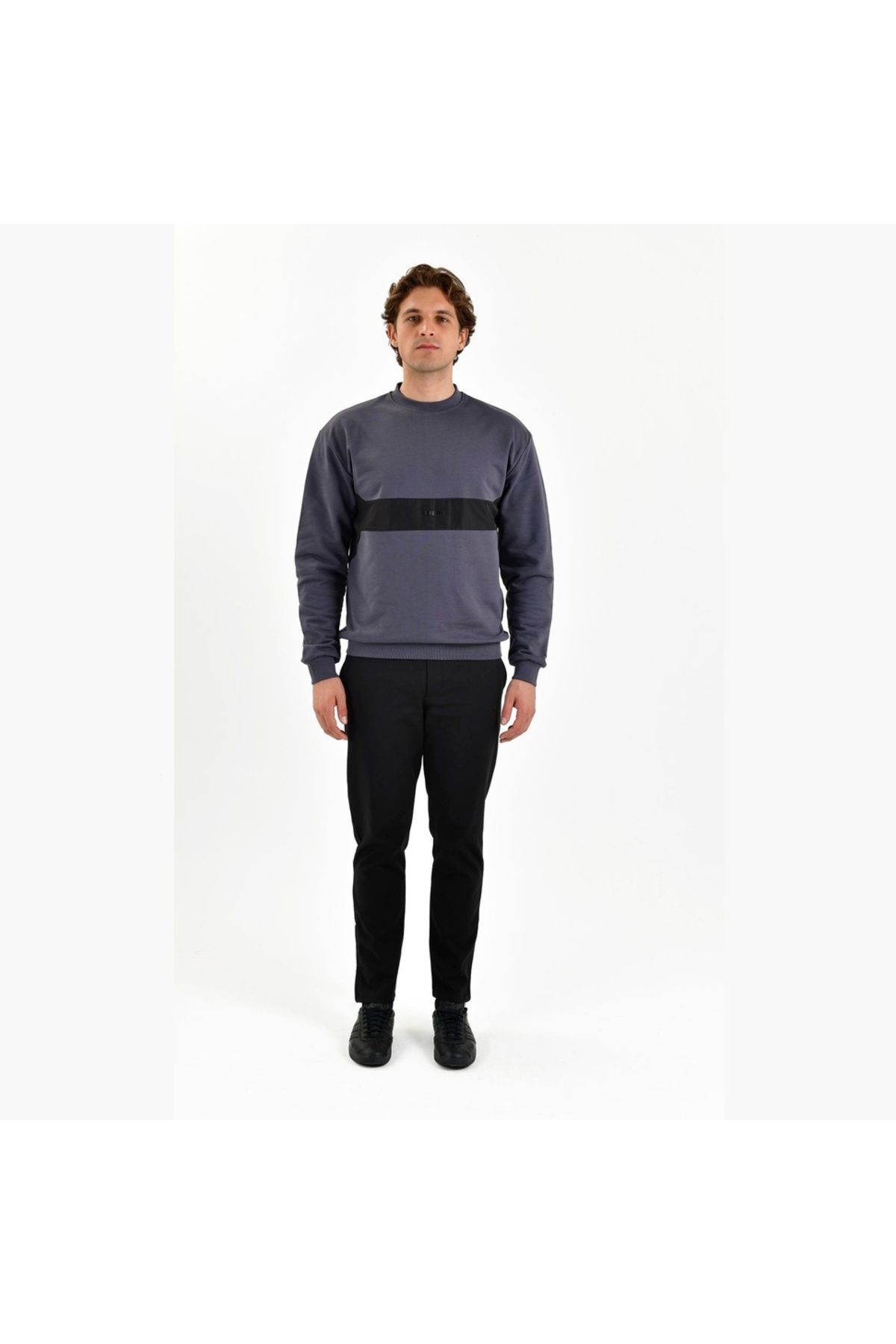 Brocode Rafined Workday Erkek Gri Sweatshirt (BCS2451-19)