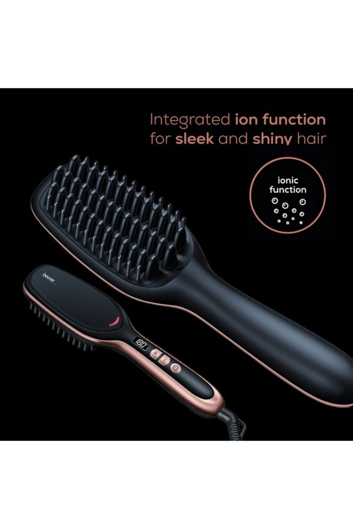 Beurer-StylePro HS60 Ceramic Coating Hair Straightening Brush 5.3 x 6.3 x 25.5 cm 6