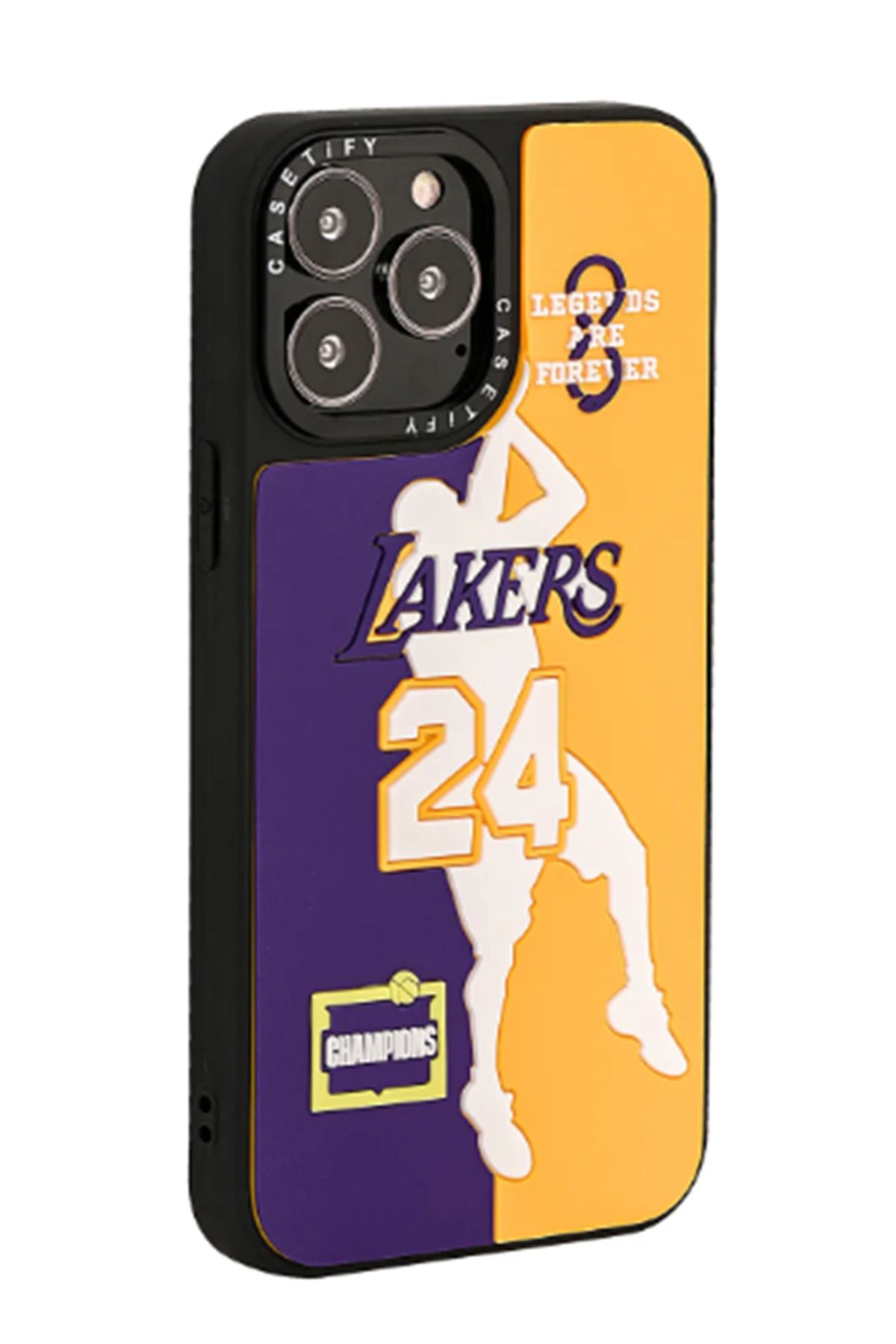 ERA ıphone 14 pro uyumlu kabartma Lakers Kılıf