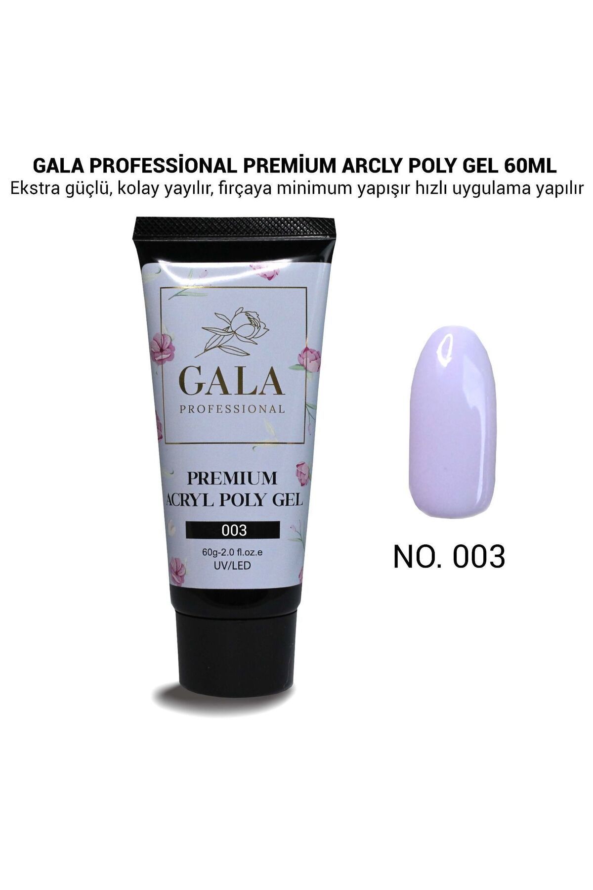 gala smart Premium Akrilik Poly Jel 60ml No.03