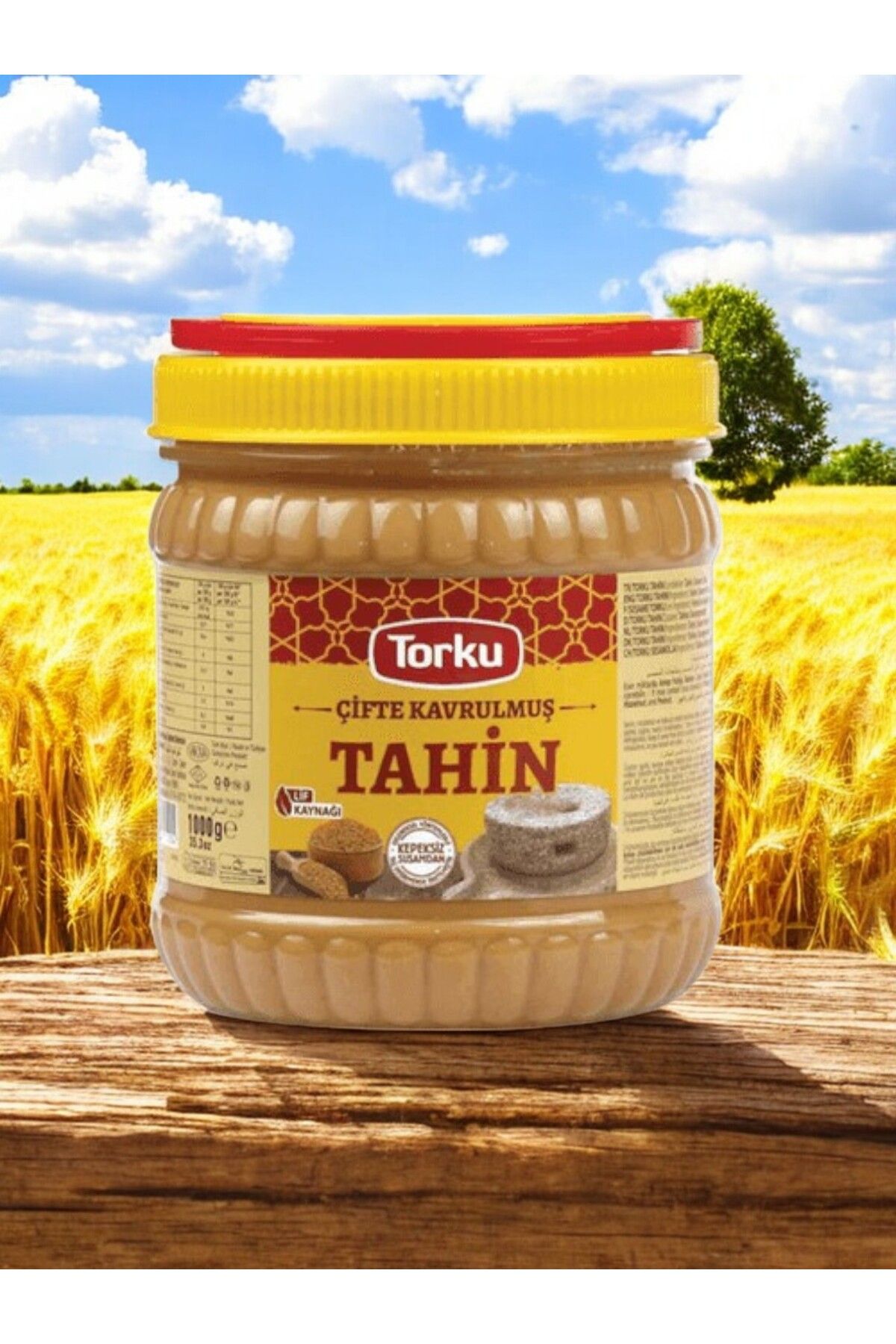 Torku ÇİFTE KAVRULMUŞ TAHİN 1000 GRAM & LİF KAYNAĞI