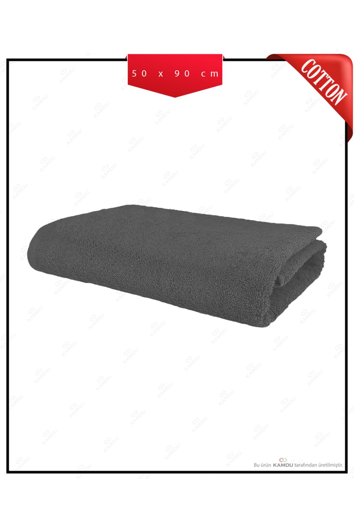 Kamdu 1 Adet 50 x 90 cm Pamuklu Berber Havlusu, Kuaför Havlusu, Spor Havlusu, Fitness Havlusu