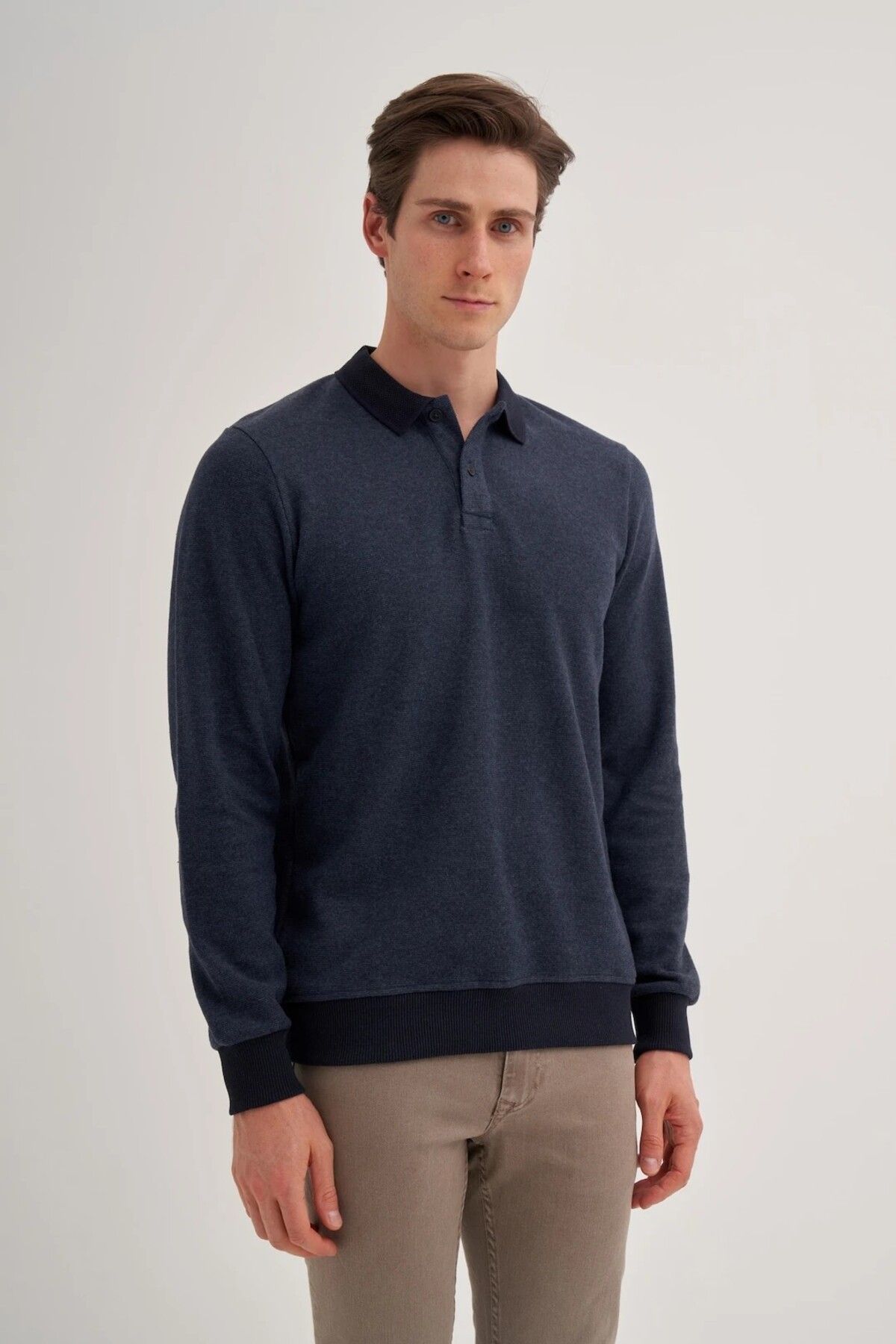 Cazador CAZ 5627 Selanik Polo Yaka Erkek Sweatshirt