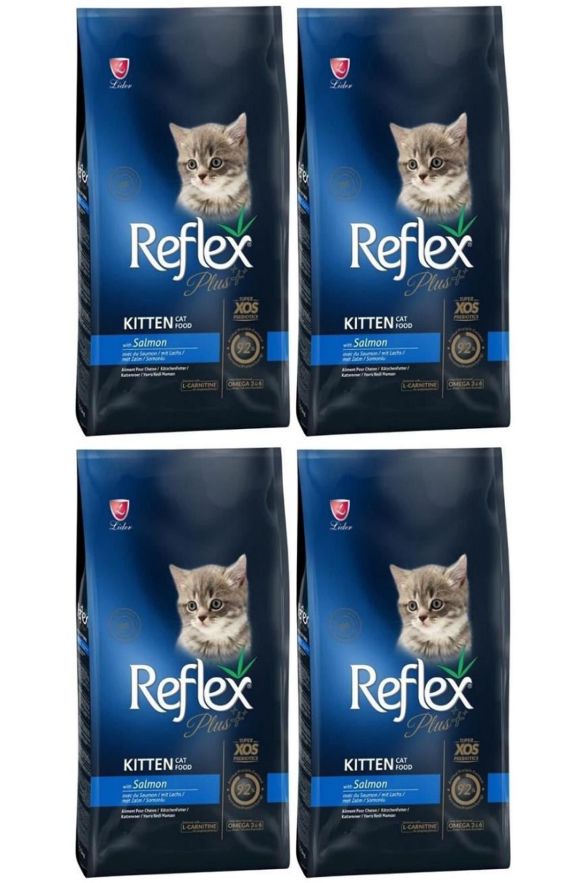 Reflex Plus Somonlu ve Pirinçli Yavru Kedi Maması 1,5kg - 4 Adet