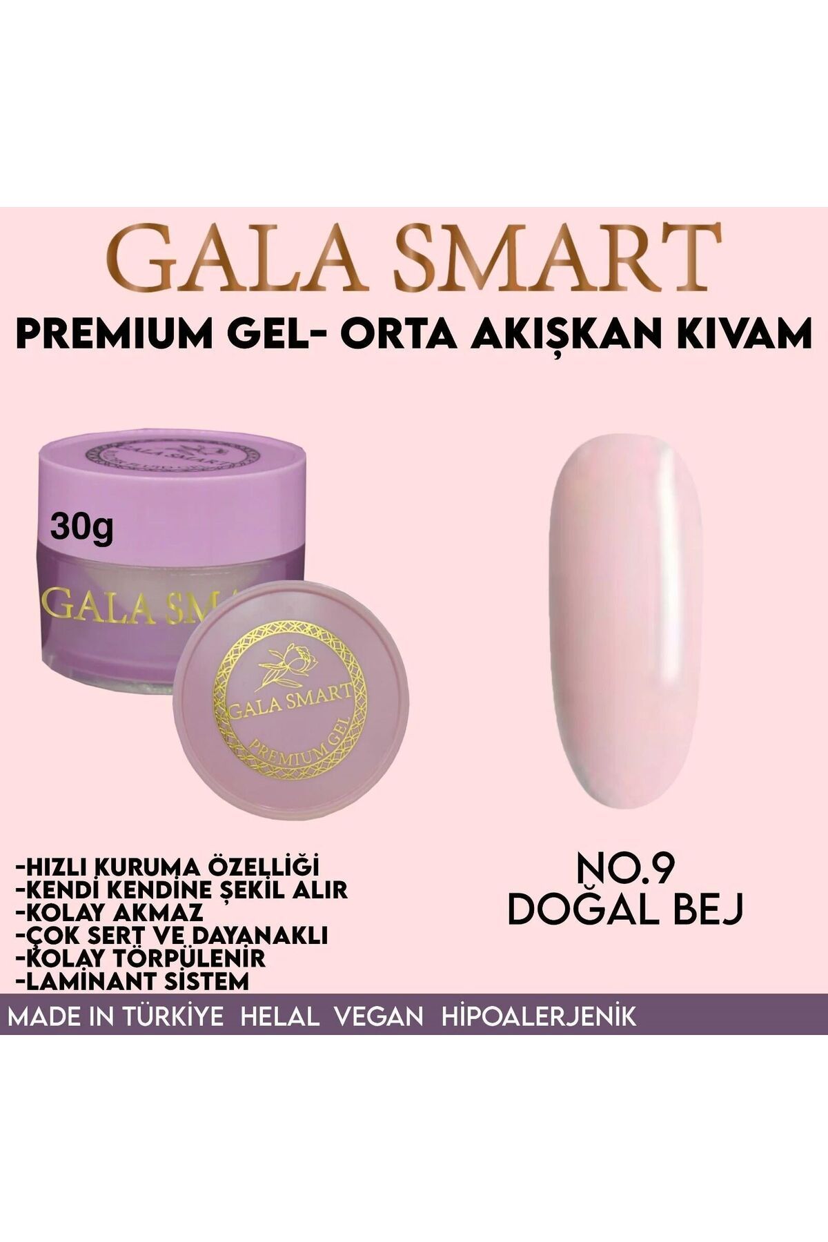 gala smart Premium Orta Akışkan Kıvam Jel 30gr No.09