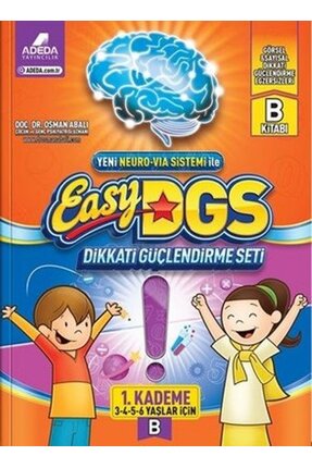 Adeda Yayınları Easy DGS Dikkati Güçlendirme Seti (3 - 4 - 5 - 6 Yaşlar İçin)...
