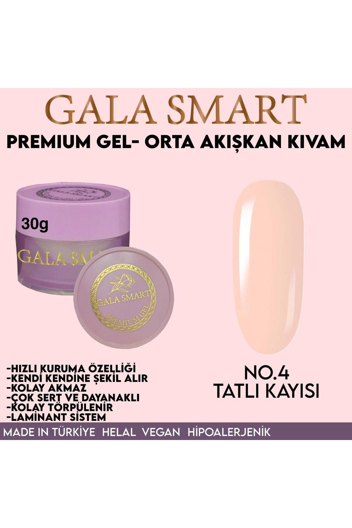 gala smart Premium Orta Akışkan Kıvam Jel 30gr No.04