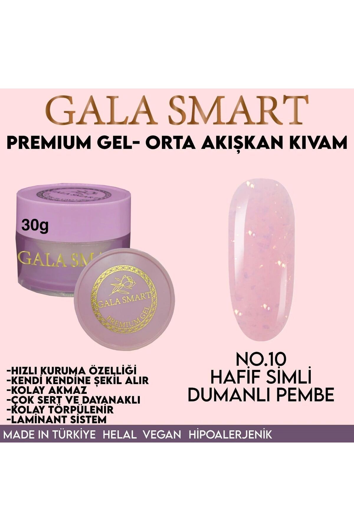 gala smart Premium Orta Akışkan Kıvam Jel 30gr No.10