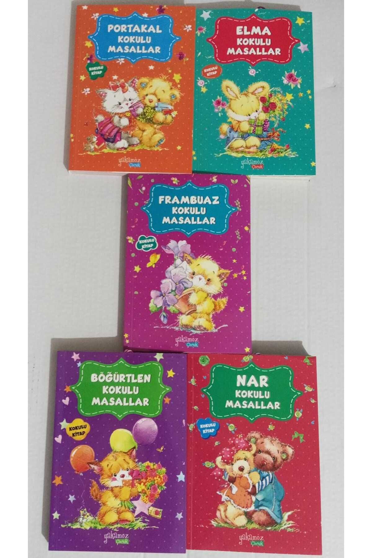 Yakamoz Yayınları Kokulu Masallar  5 Kitap Set. Portakal + Elma + Böğürtlen + Nar + Frambuaz Kokulu Masallar.