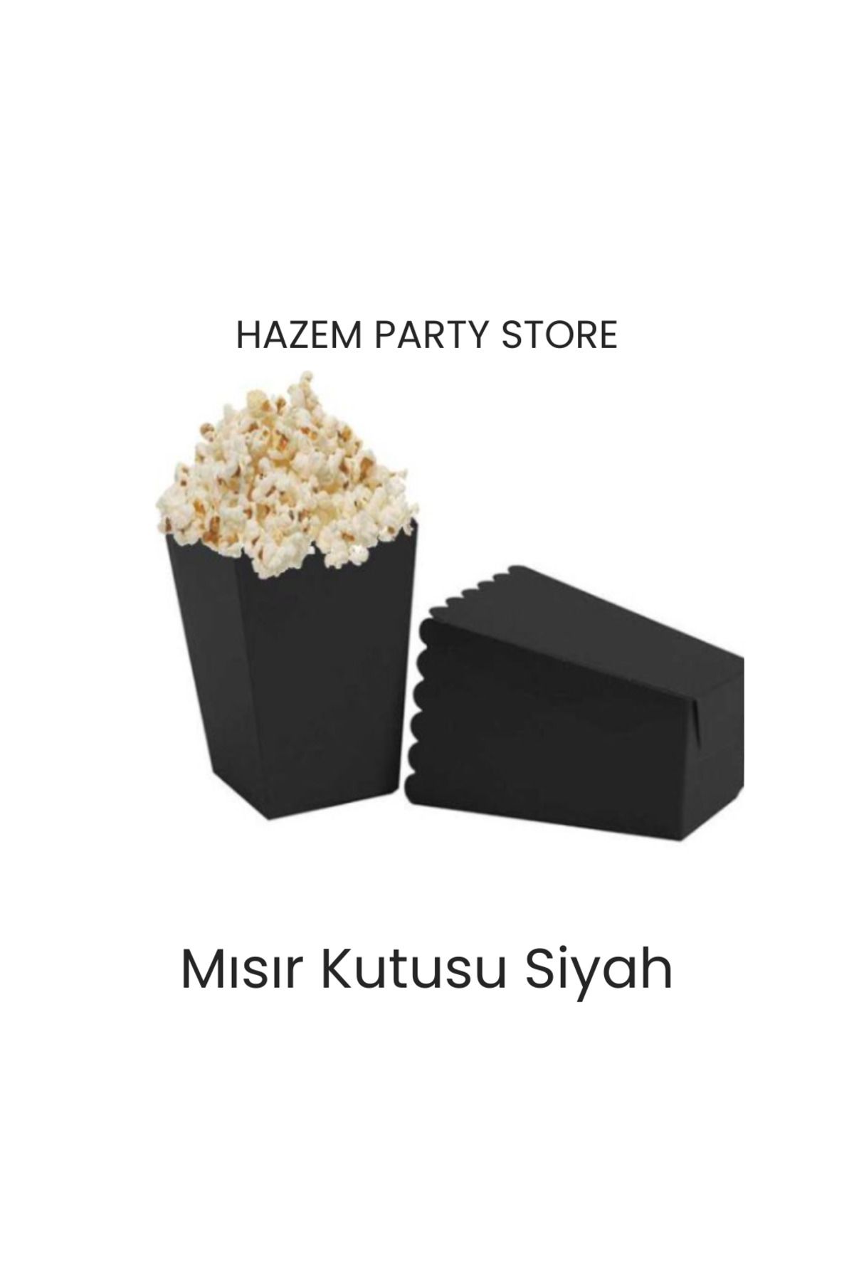 Big Party Mısır Kutusu Siyah Renk